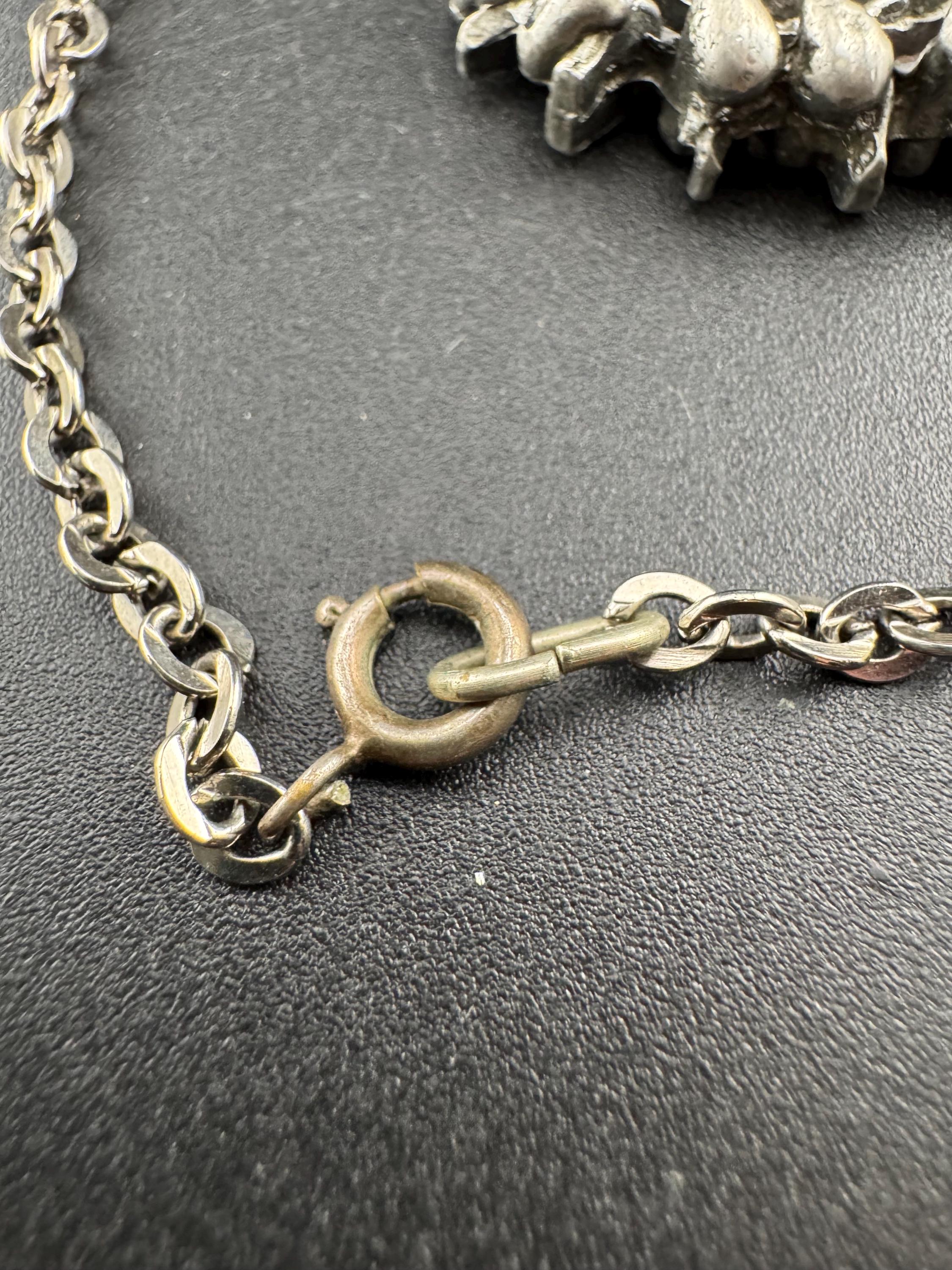 Lysgards danish brutalist medallion pendant on a 60cm chain