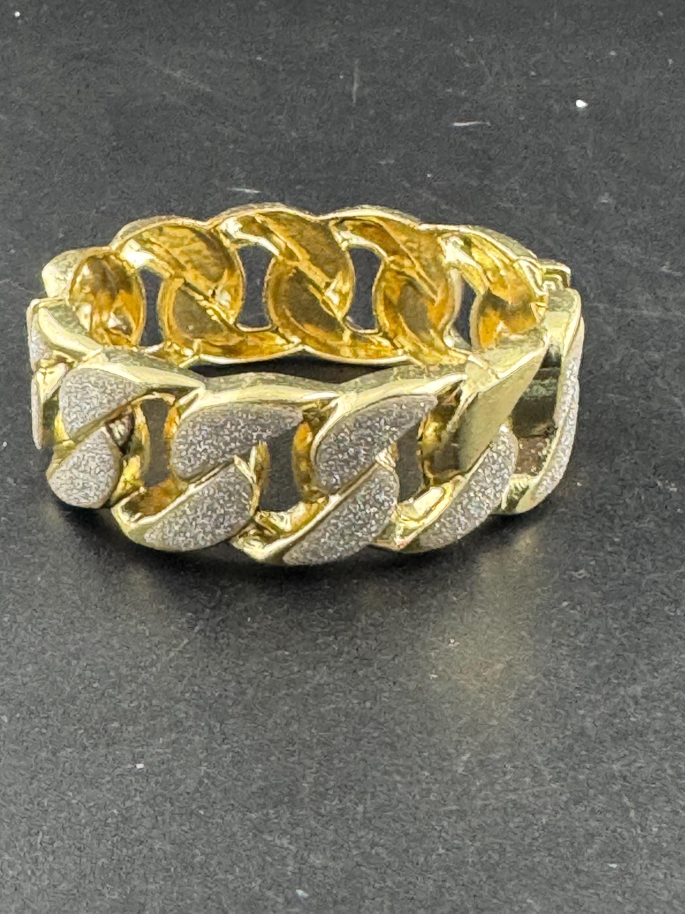 Retro y2k chunky glitter diamanté curb chain hinged clamper bangle