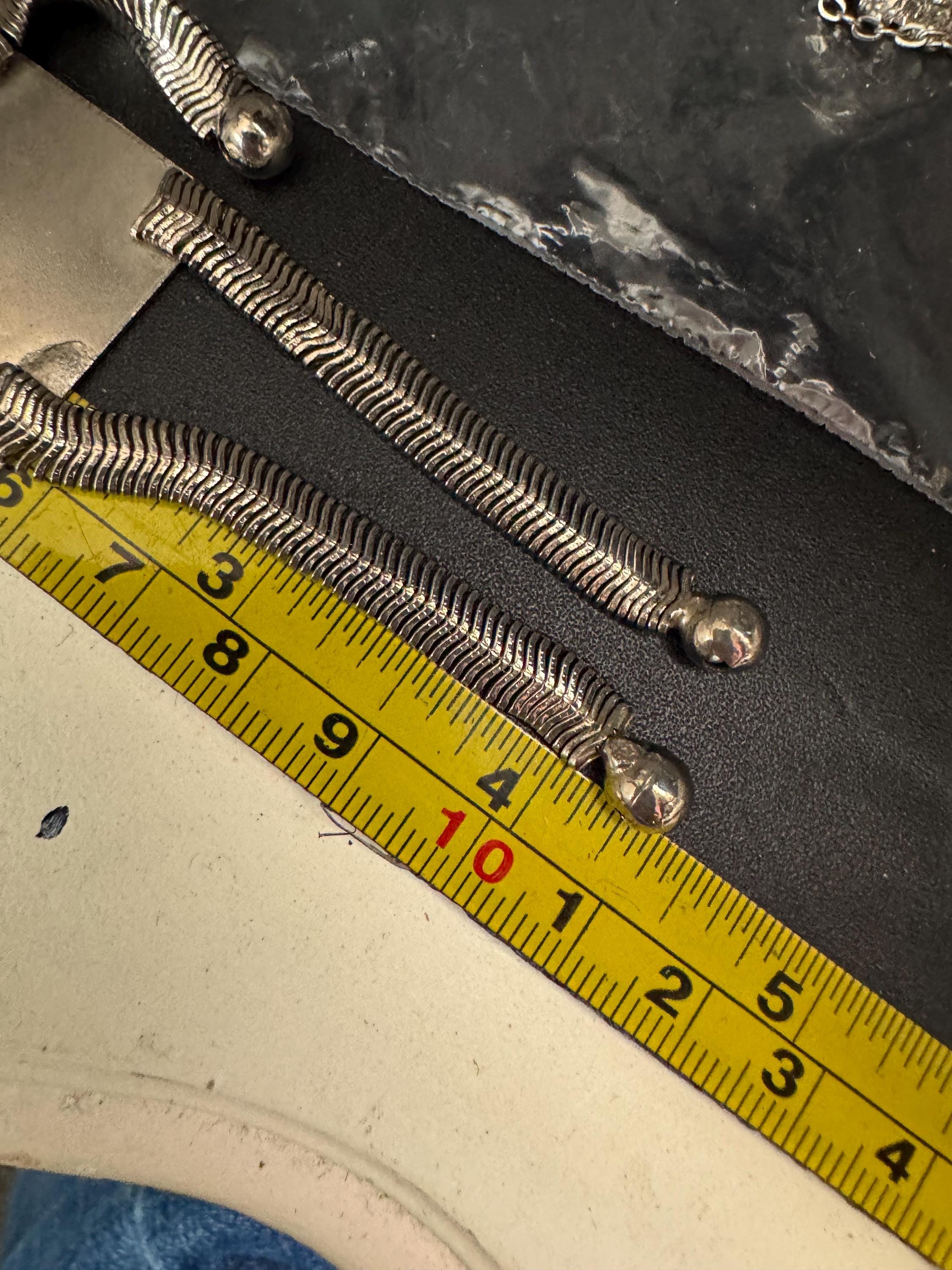 vintage robot clip on earrings , silver tone articulated and oversized