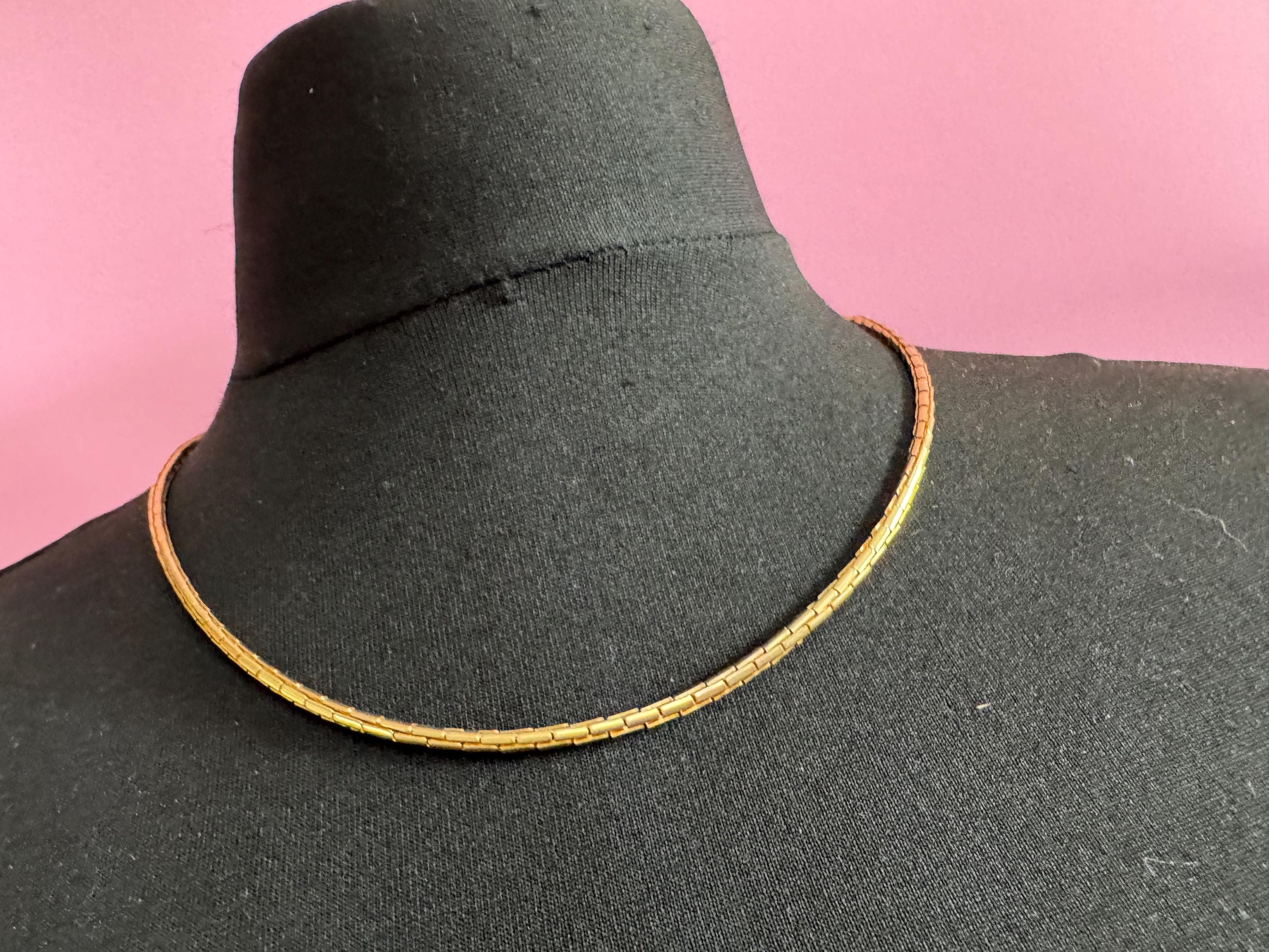 Signed Pierre Cardin 50cm gold plated chain necklace