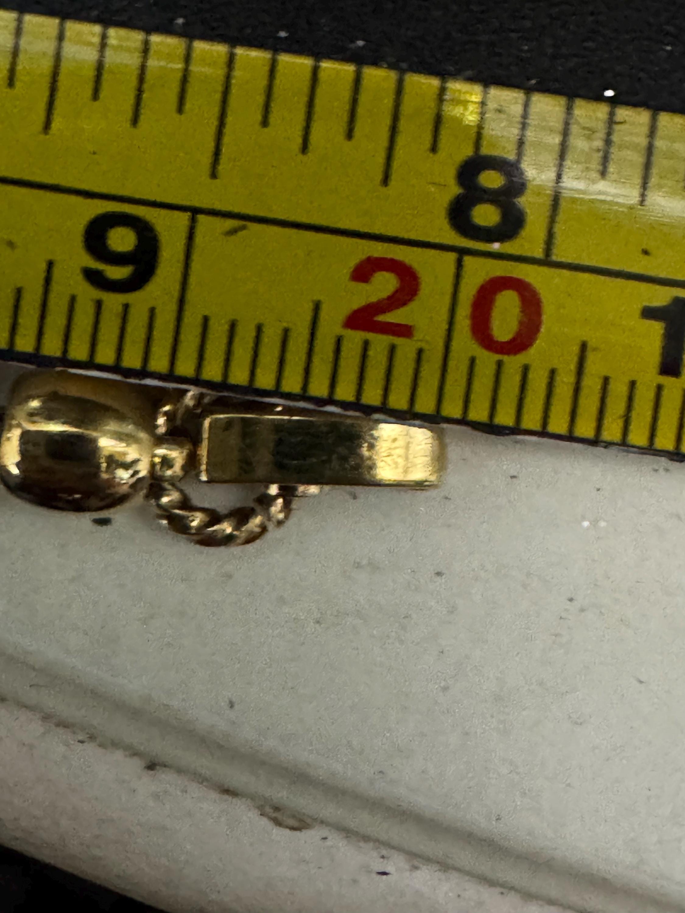 Red and gold cloisonné enamel beaded chain bracelet , vintage