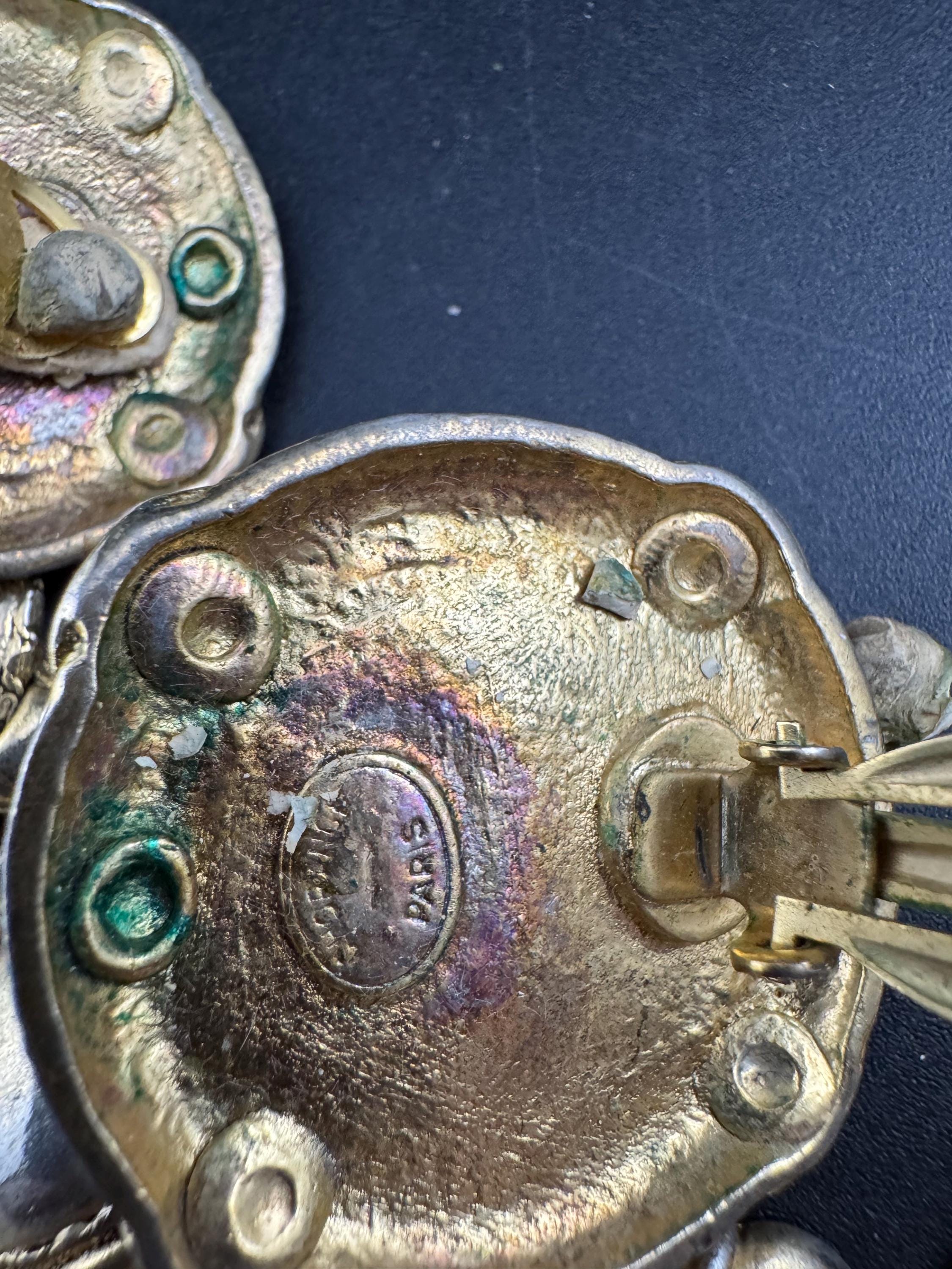 Vintage Chorange Paris Faux Pearl Jewelry Set, Signed French Designer