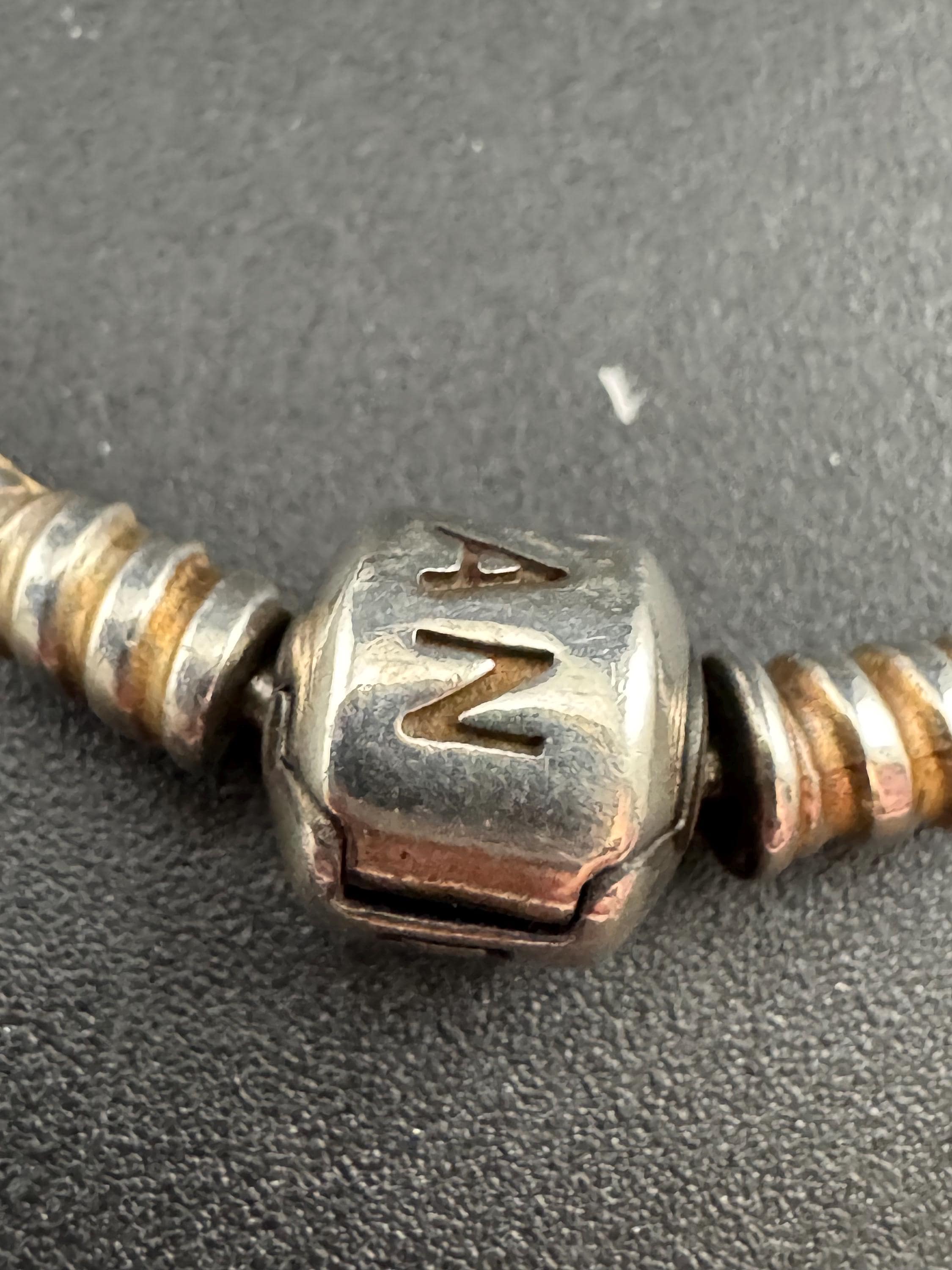 sterling silver Pandora Moments girls Snake Chain Necklace with a barrel clasp, 40cm