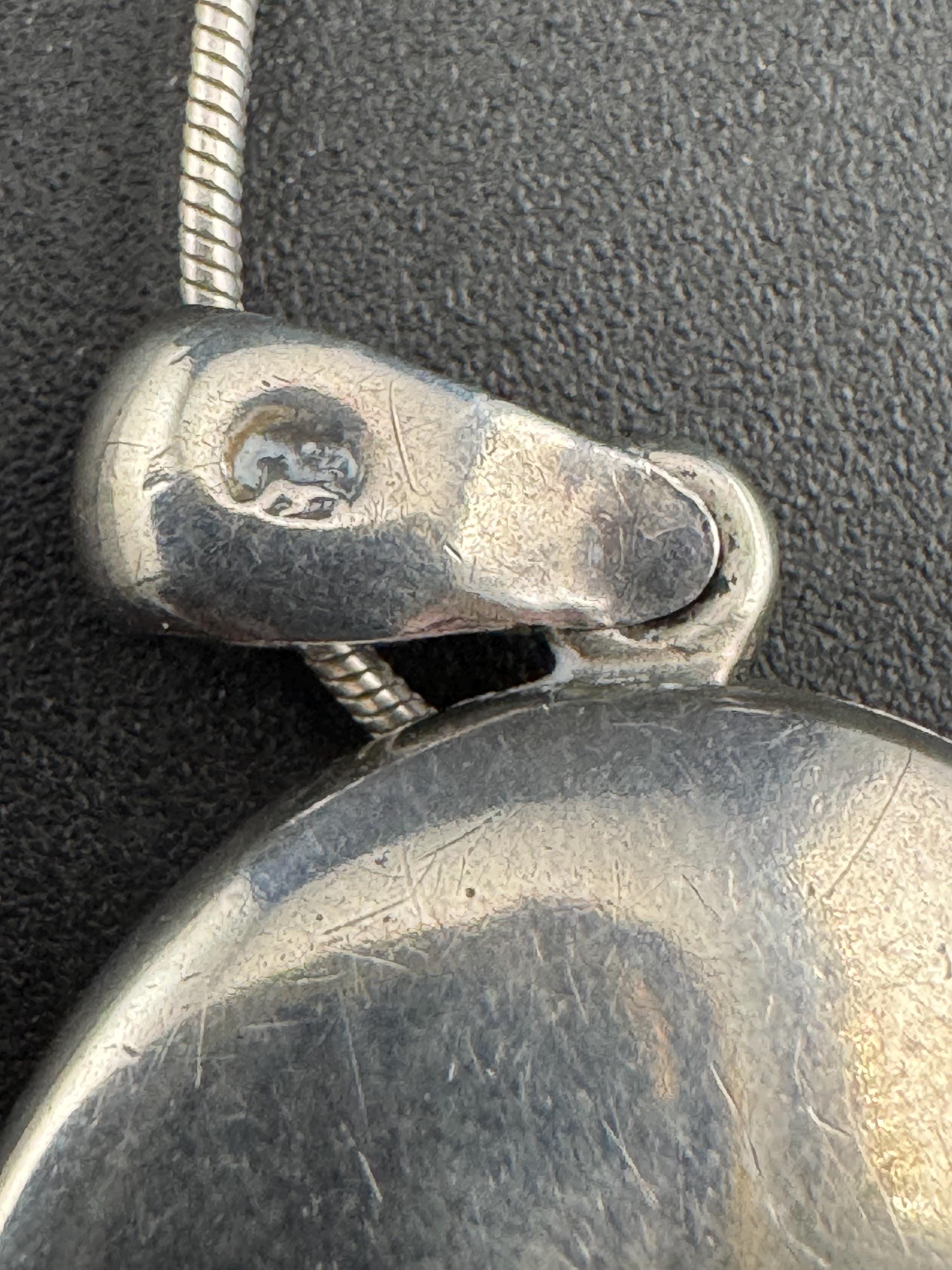 Victorian 1878 oval silver Photo locket , sterling 925 antique