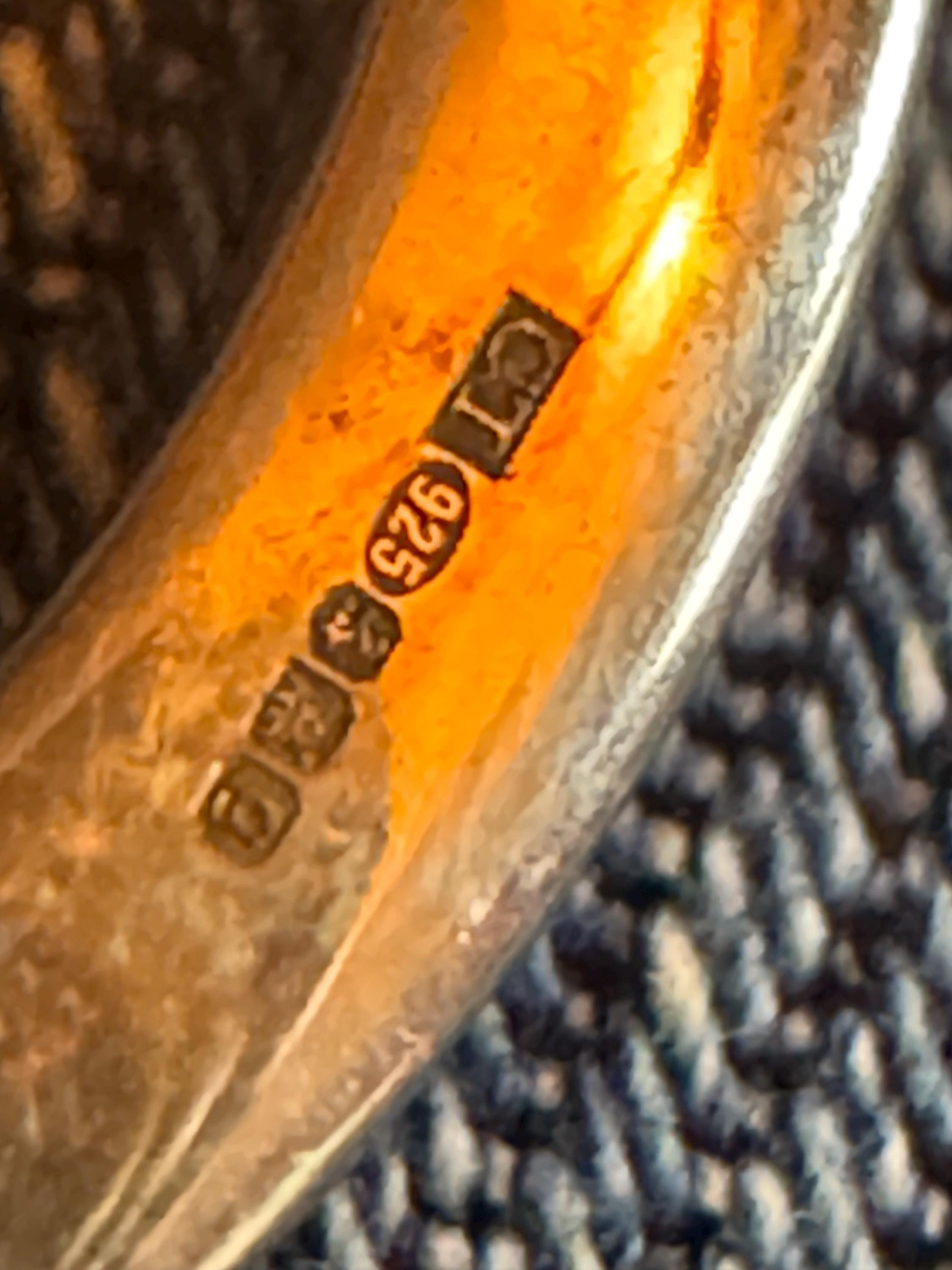 Charles Tyrwhitt hallmarked sterling silver novelty tie keyring , 28.3 grams