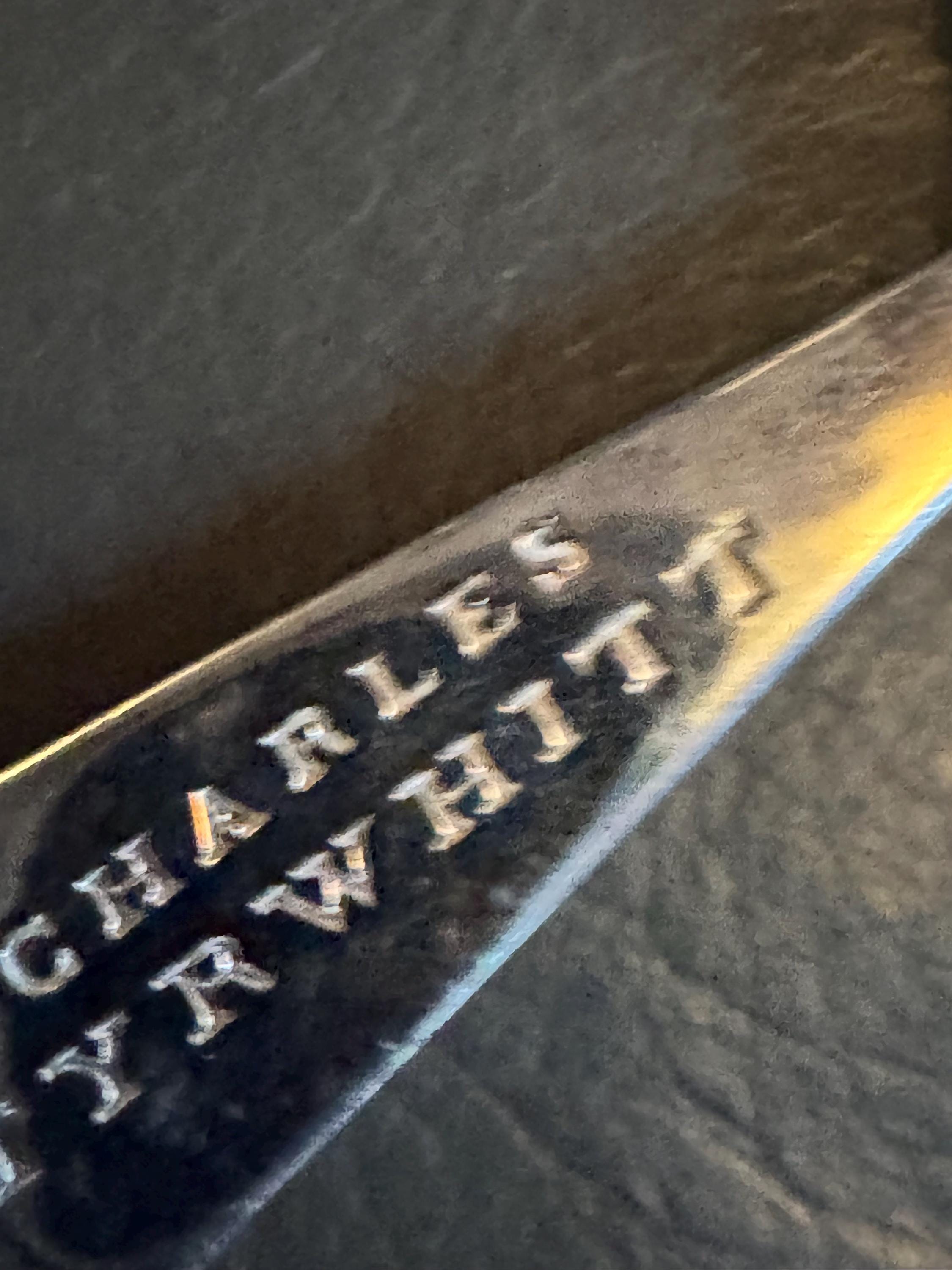 Charles Tyrwhitt hallmarked sterling silver novelty tie keyring , 28.3 grams