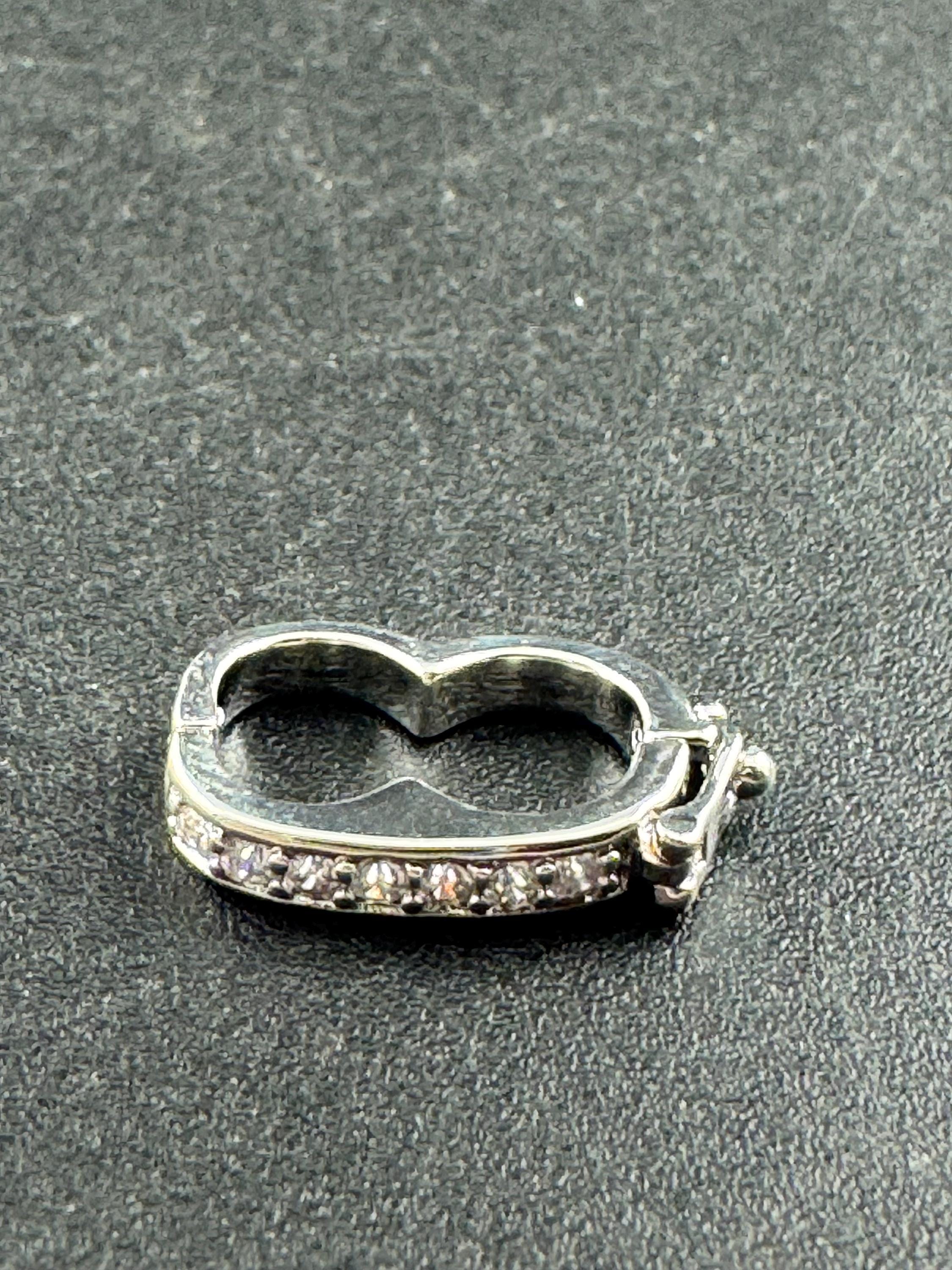 Necklace shortener for beaded necklaces, double up in Gold and silver tone with diamanté