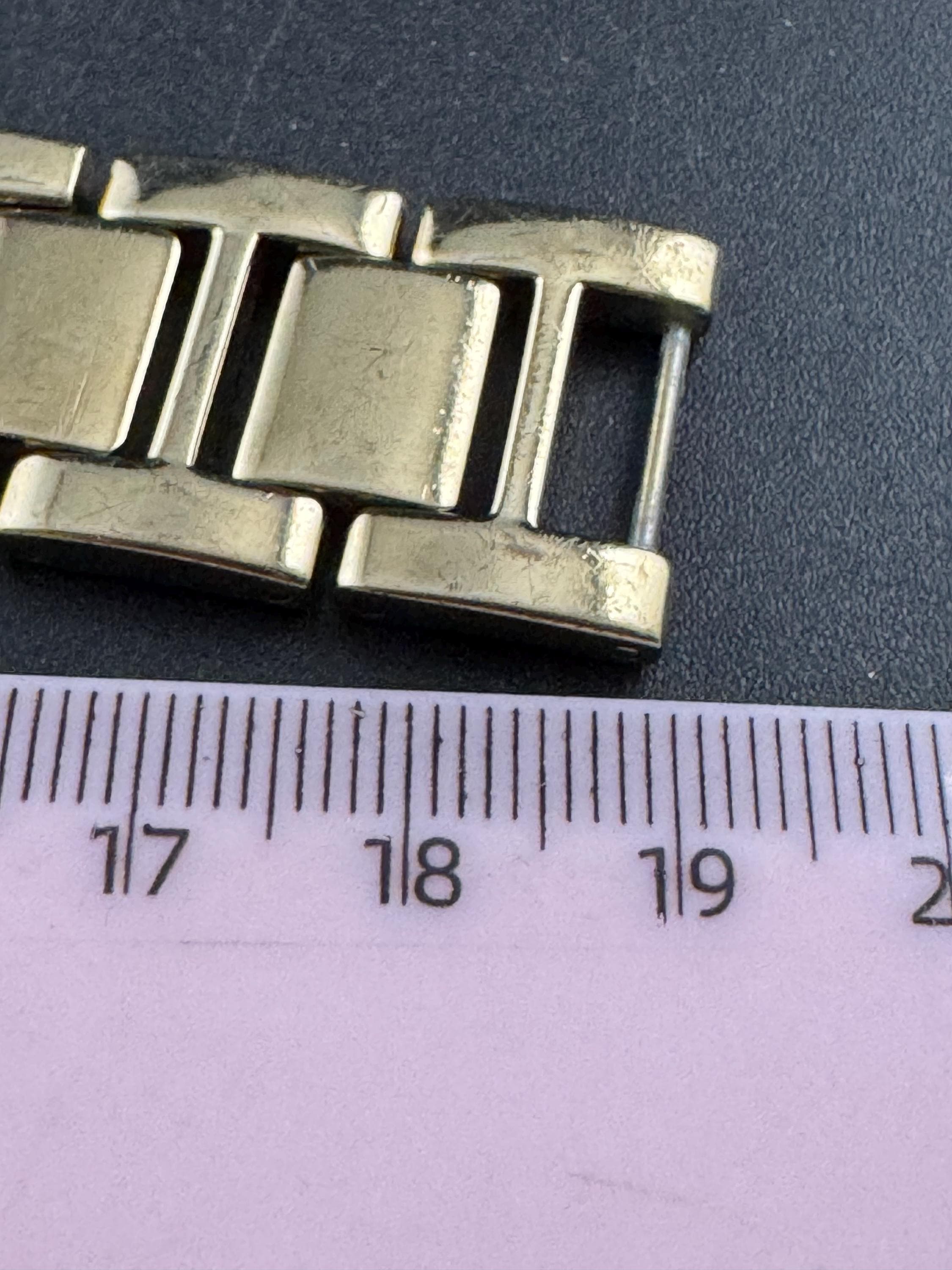 Dryberg Kern chunky crystal curb bracelet , signed Danish designer