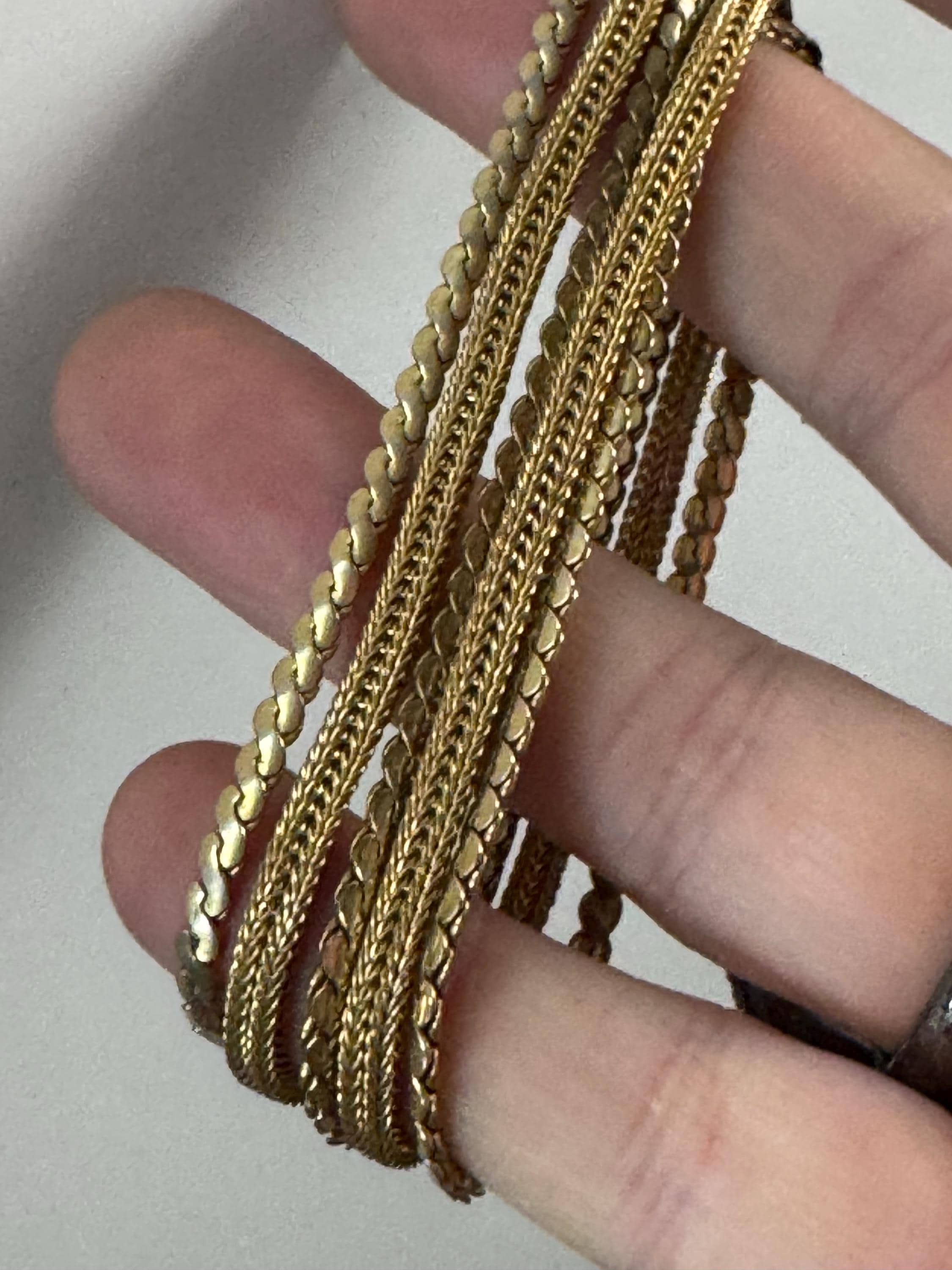 Grosse 1963 multistrand serpentine chain bracelet, signed 1960s