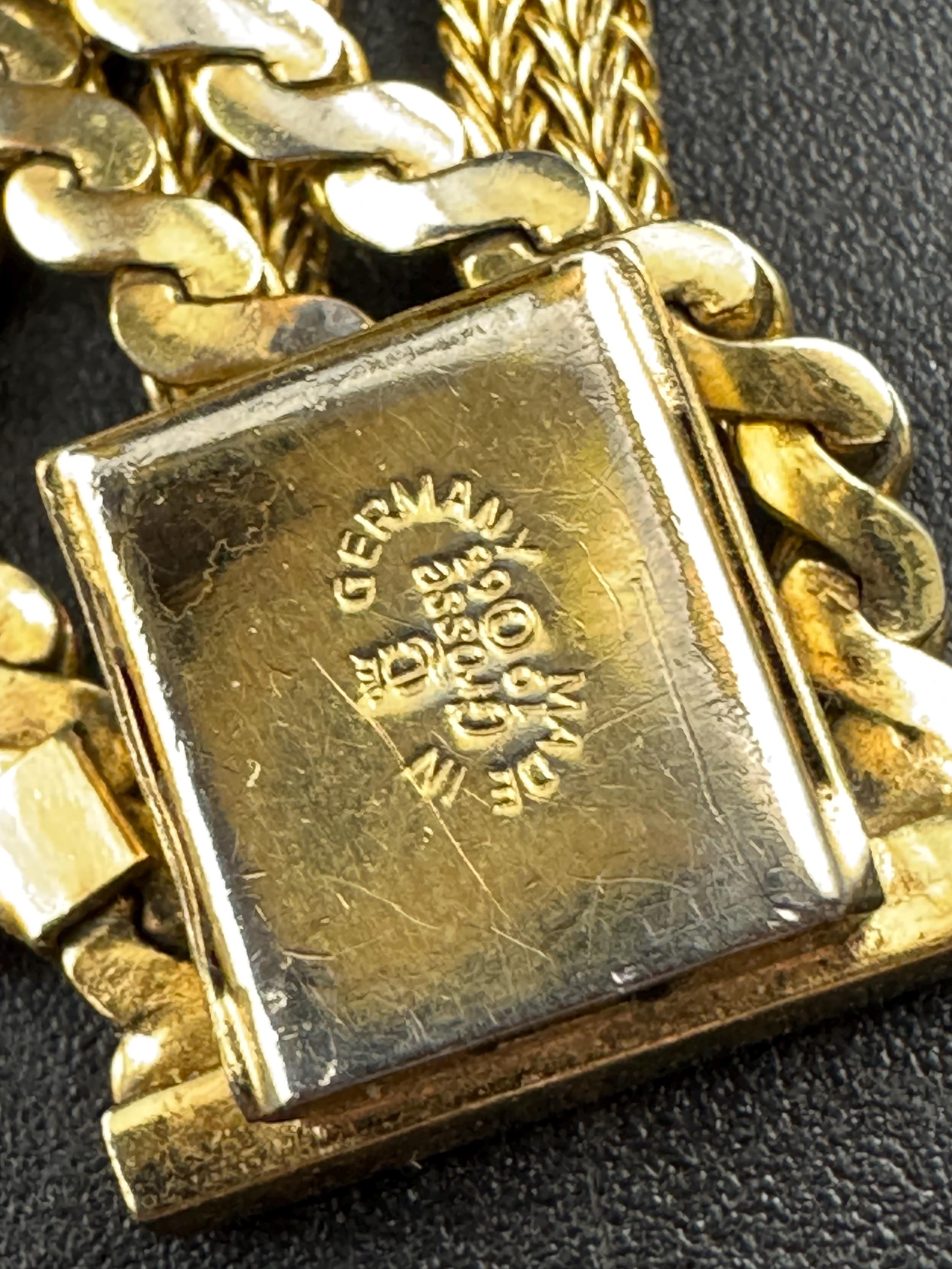 Grosse 1963 multistrand serpentine chain bracelet, signed 1960s