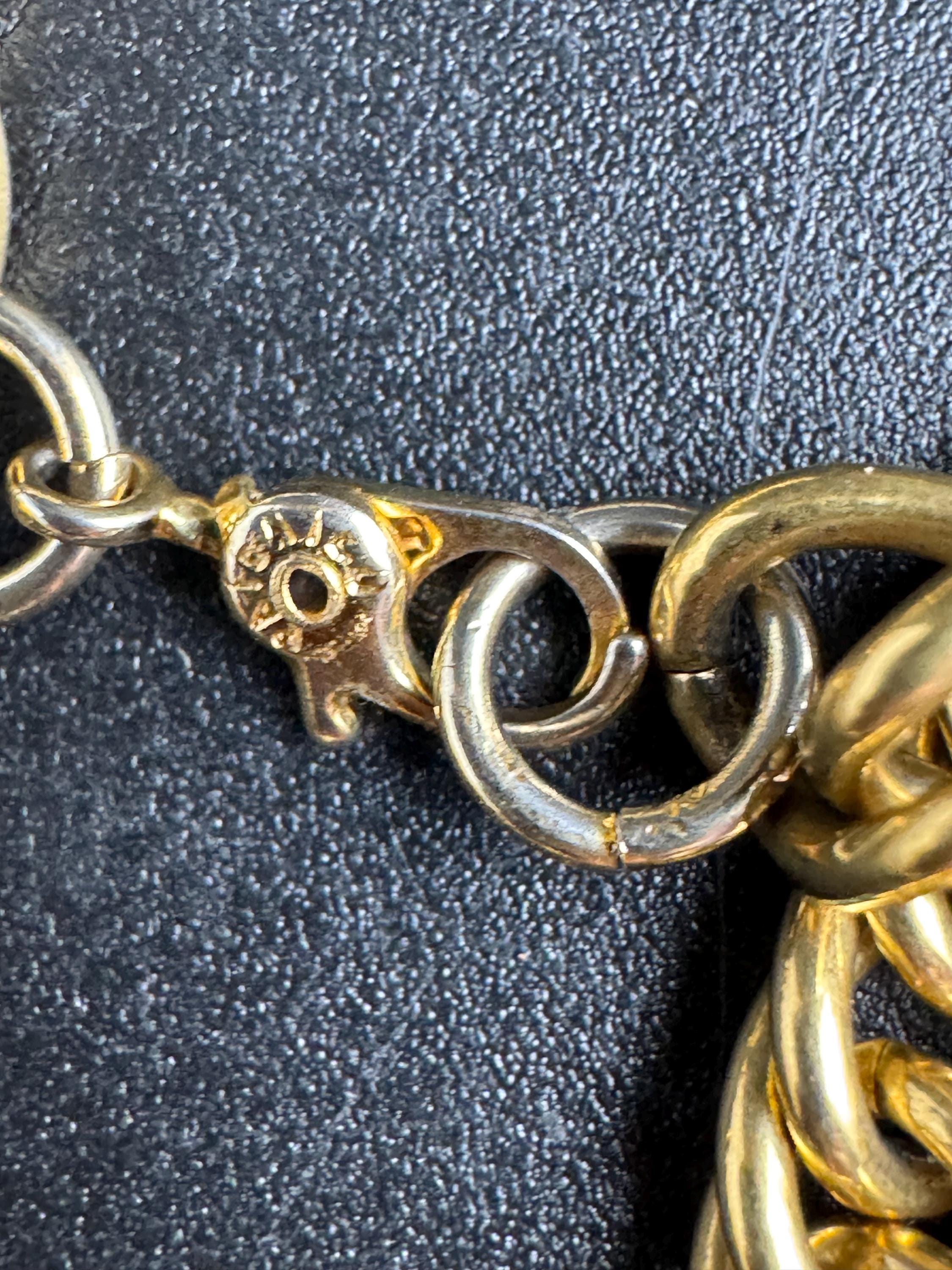 Monet Black Enamel Collar Necklace, signed and vintage gold plated choker