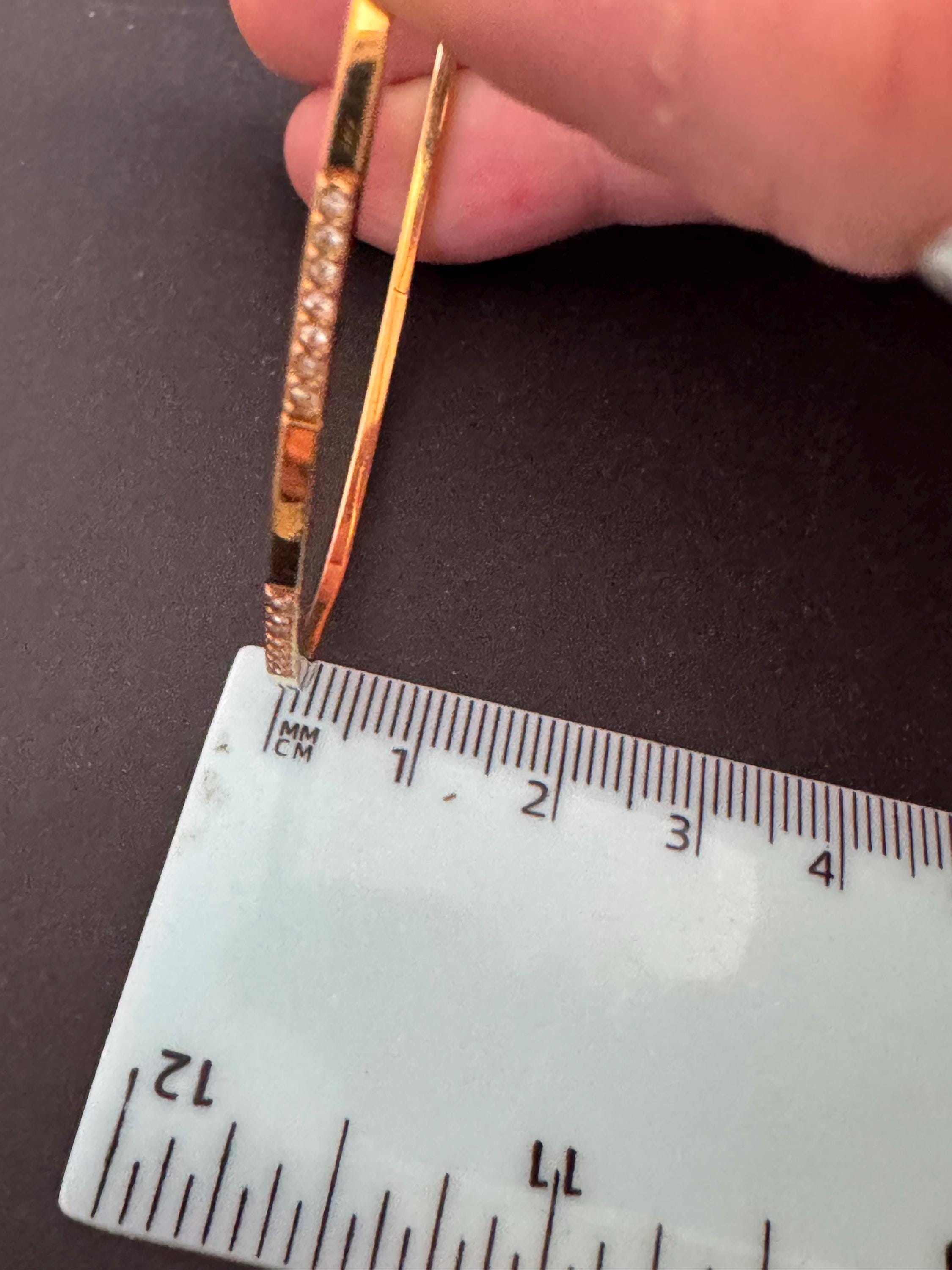 Signed Swarovski Crystal Slim Bangle, Thin Stacking Bracelet