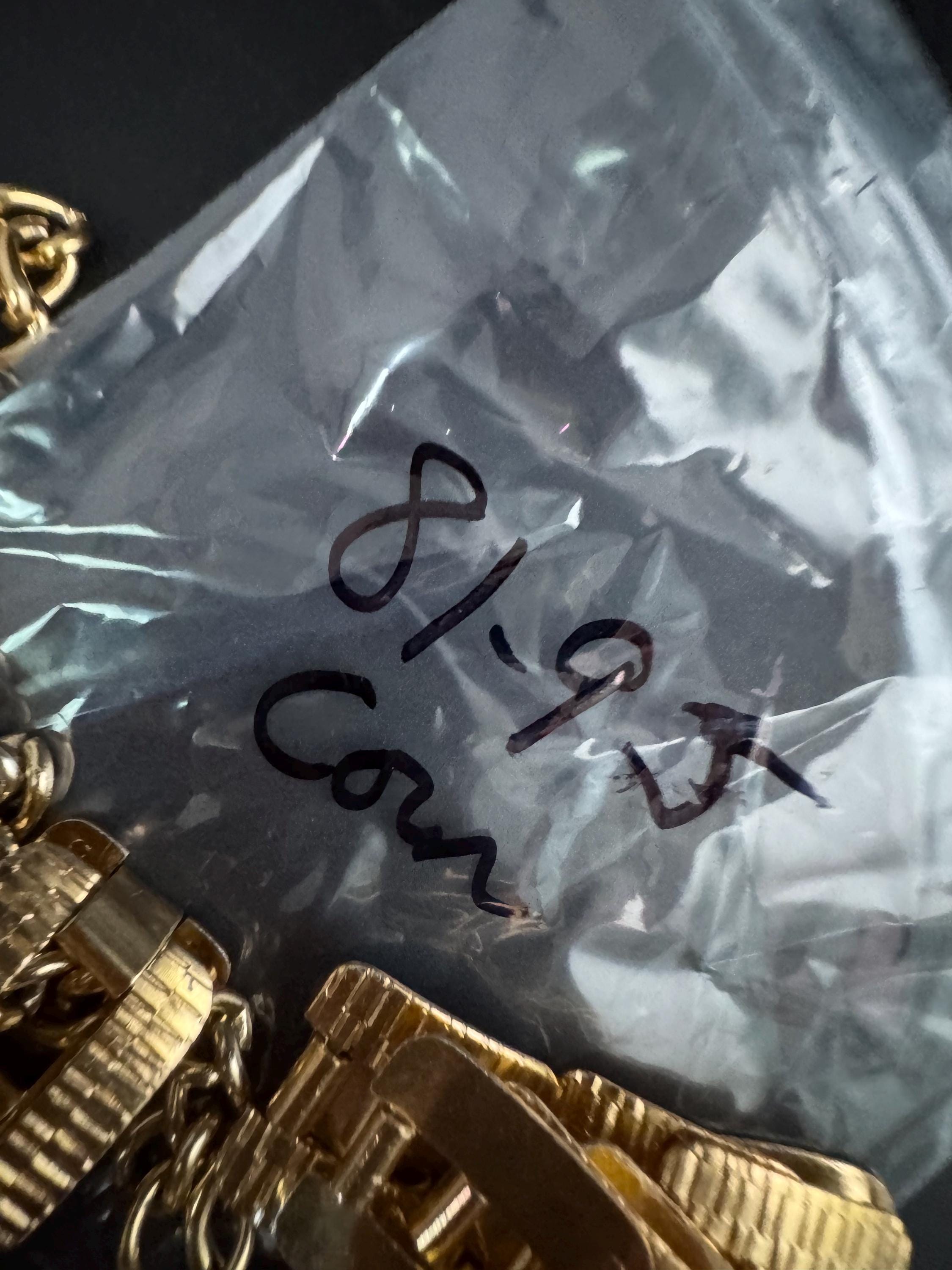 gold coin drop chain belt, fits 81 to 95cm 70s britalist vintage fashion