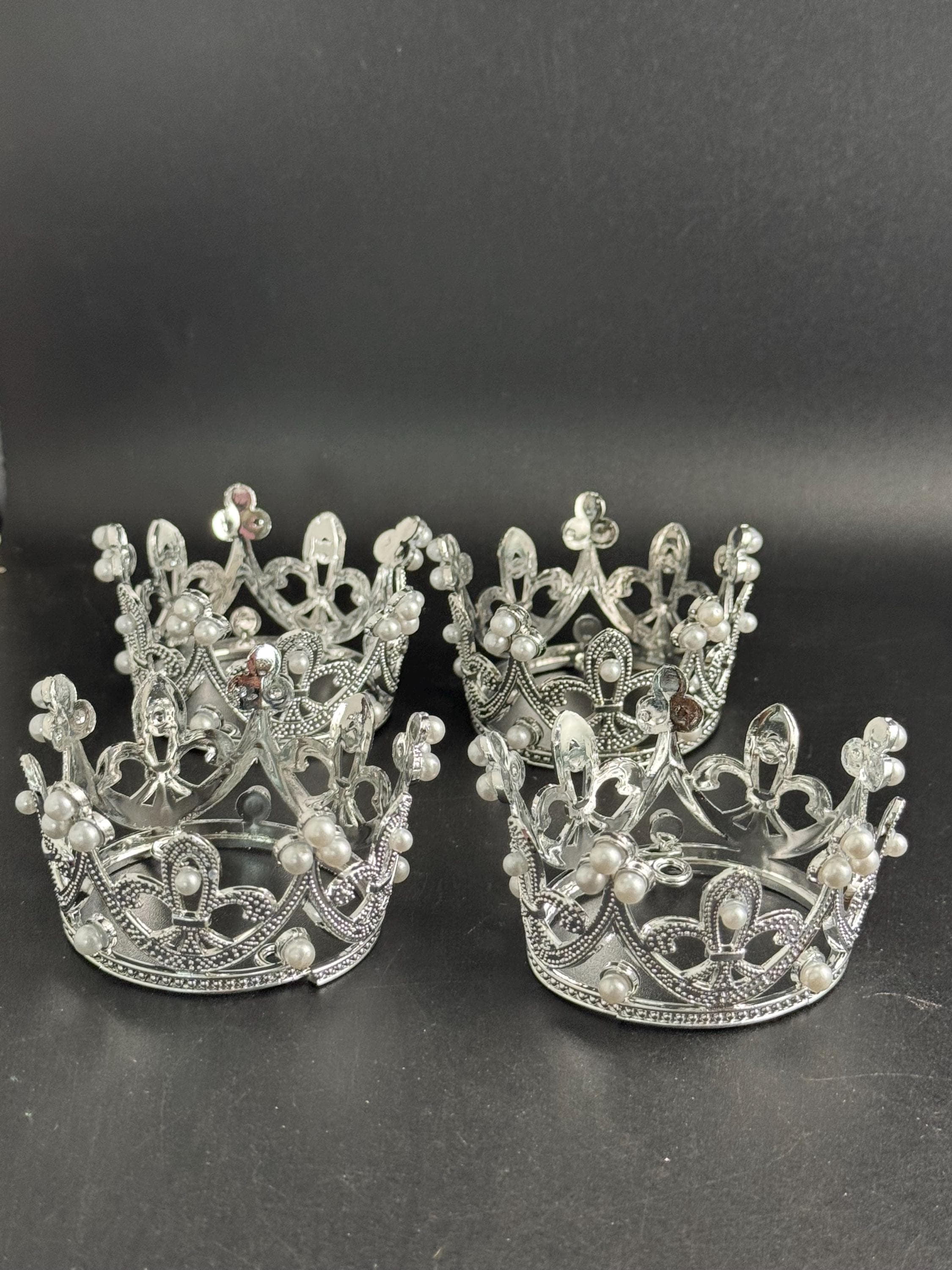 Royal crown cake decorations, cupcake toppers , princess party cakes