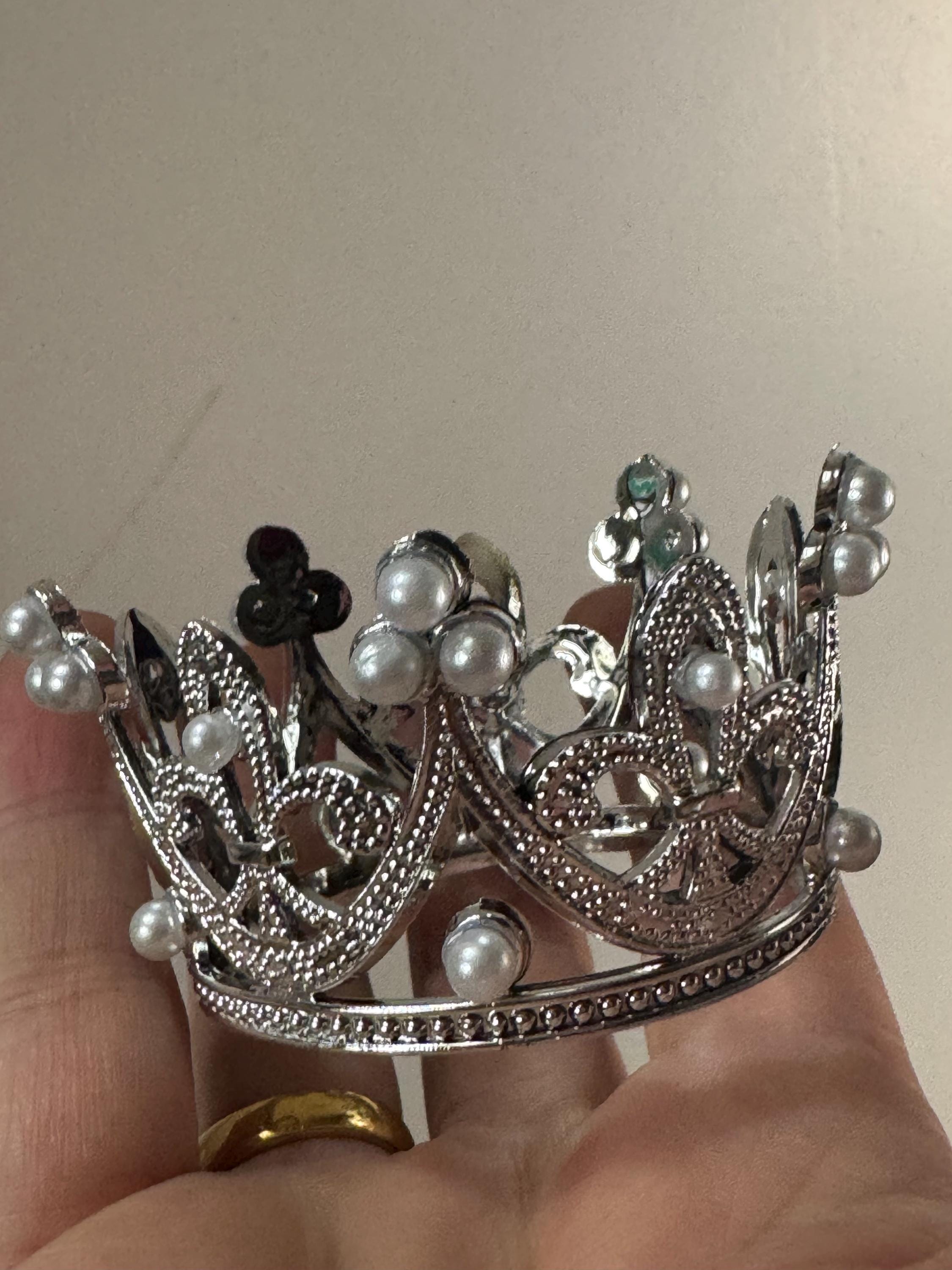 Royal crown cake decorations, cupcake toppers , princess party cakes