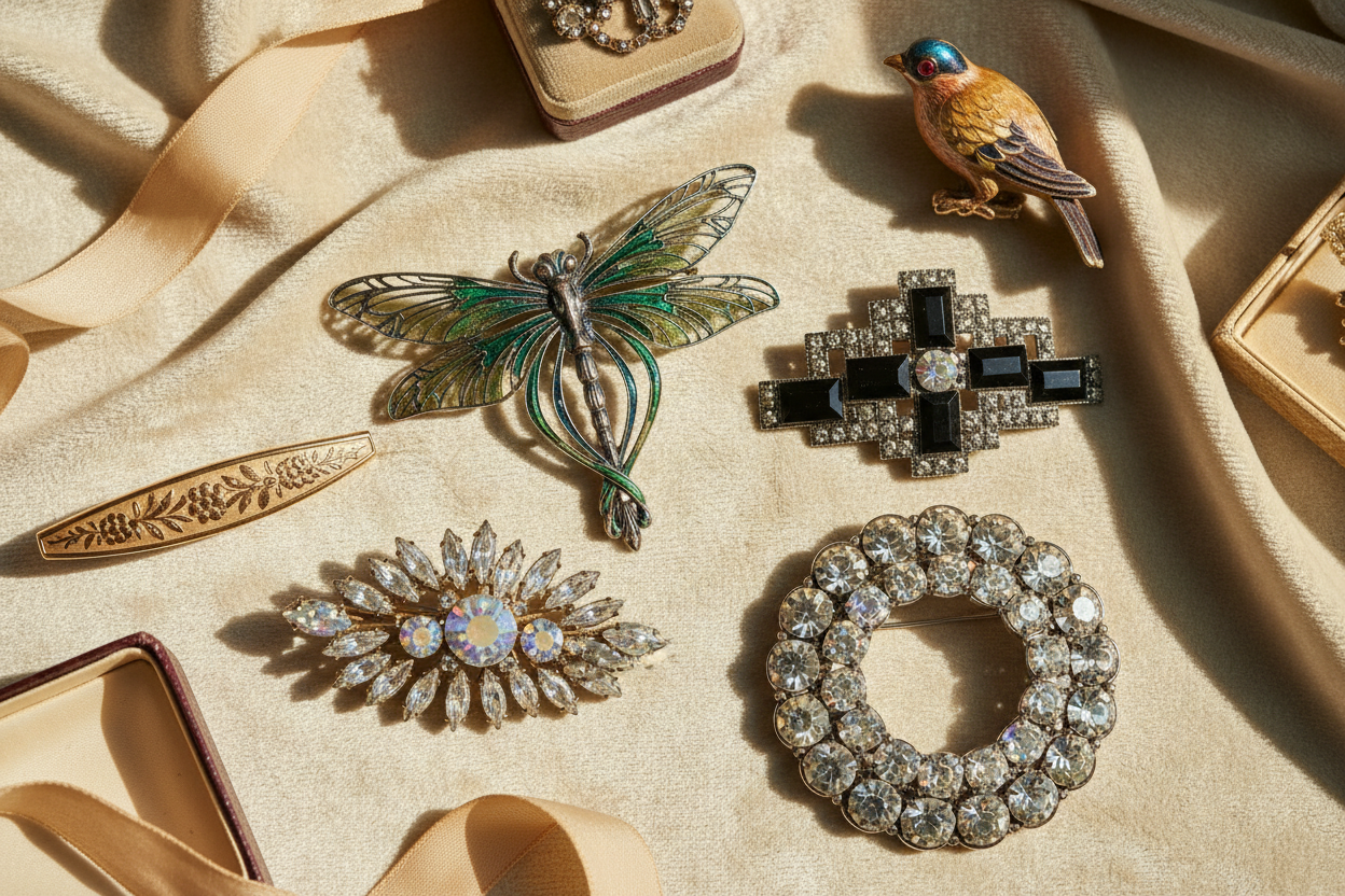 A Guide to Brooch Styles Through the Decades