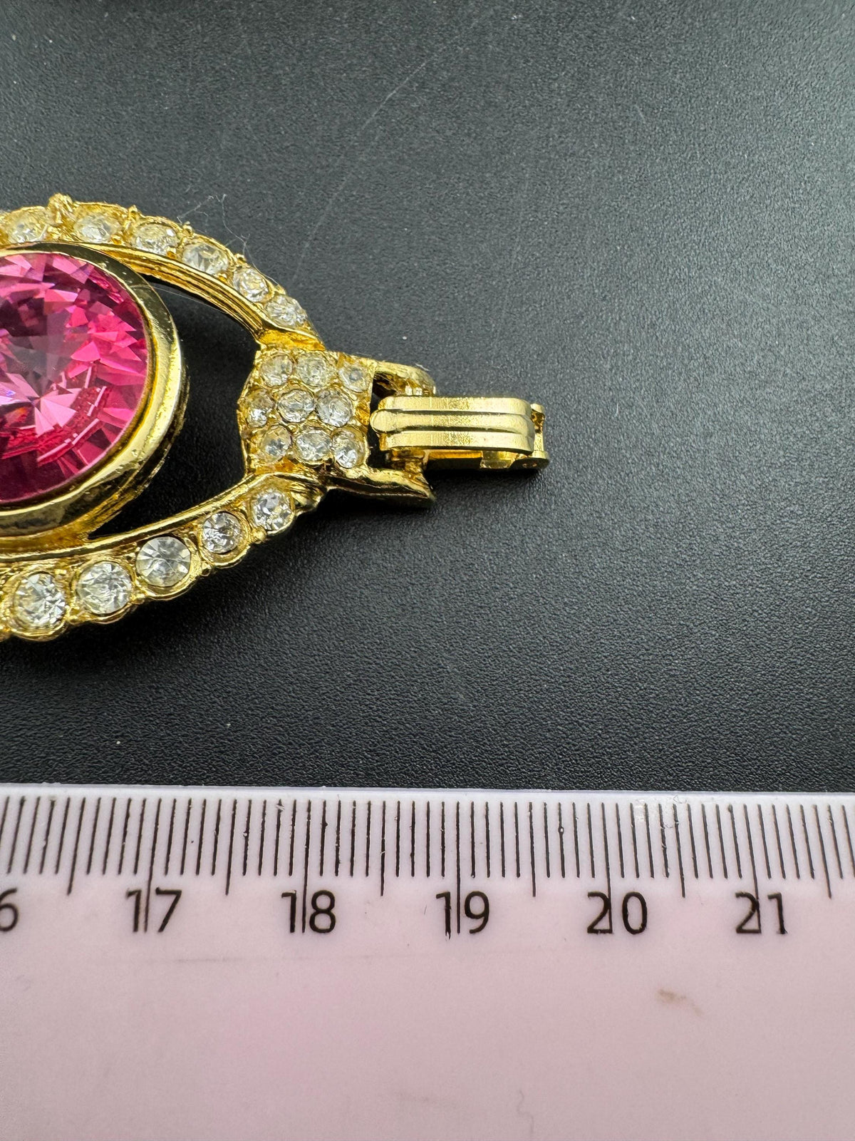 Pink Crystal Jewellery Set, Swarovski Rivoli Necklace, Bracelet