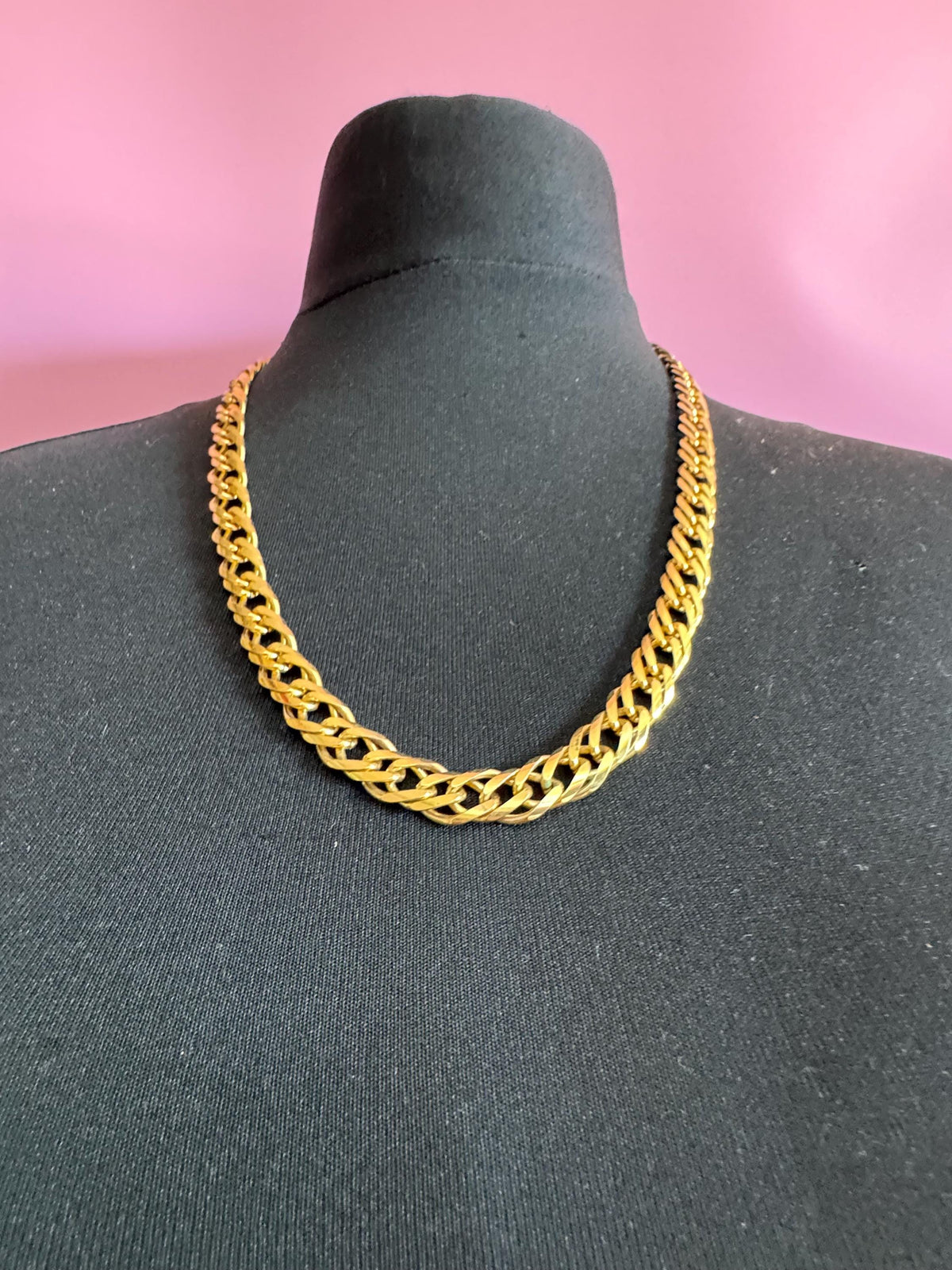 Grosse Gold Necklace, Signed Vintage 63Cm Gold Chain, Long Bold