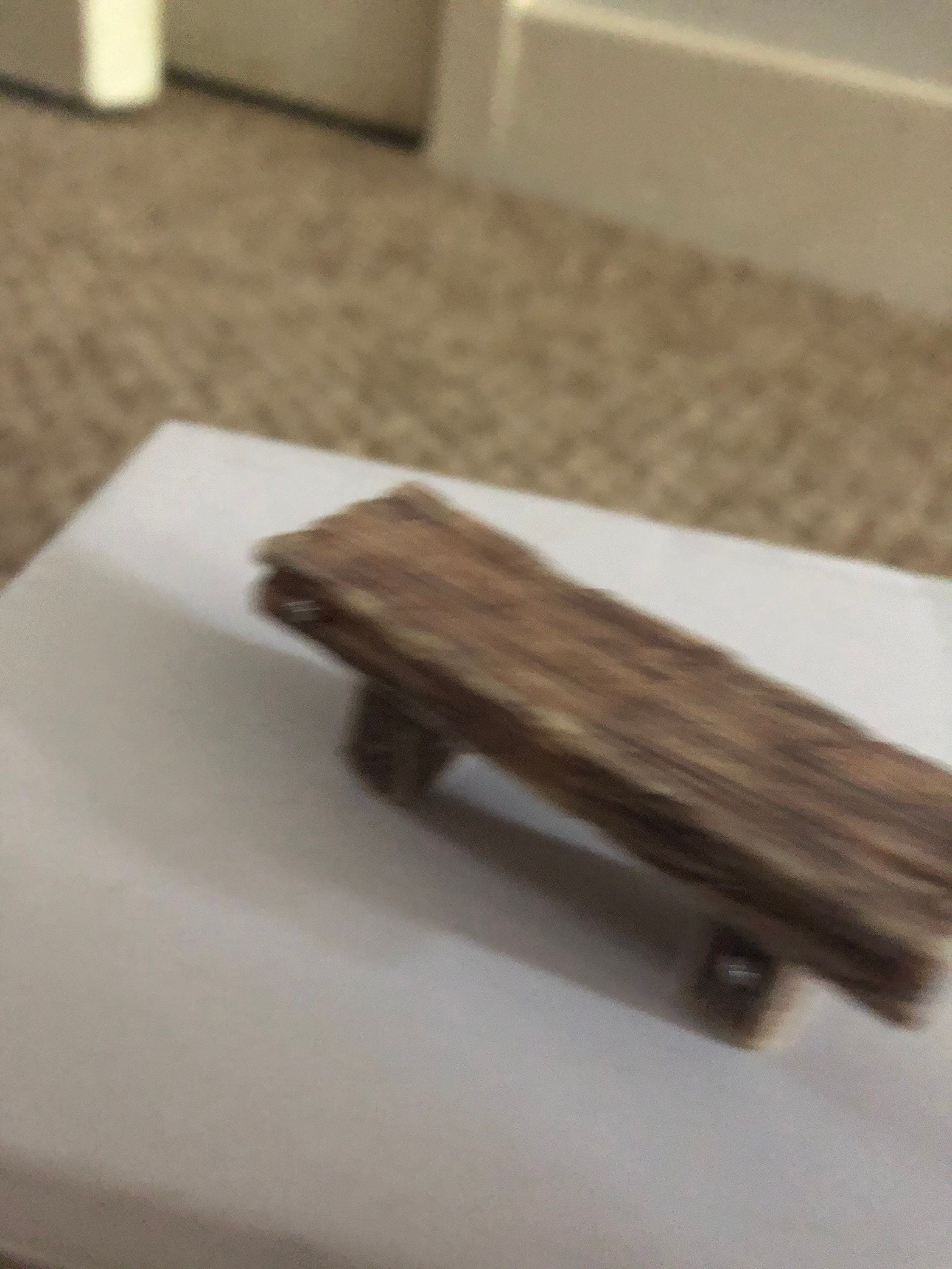 Miniature Resin Bench: Rustic Cake Topper, Dollhouse Decor