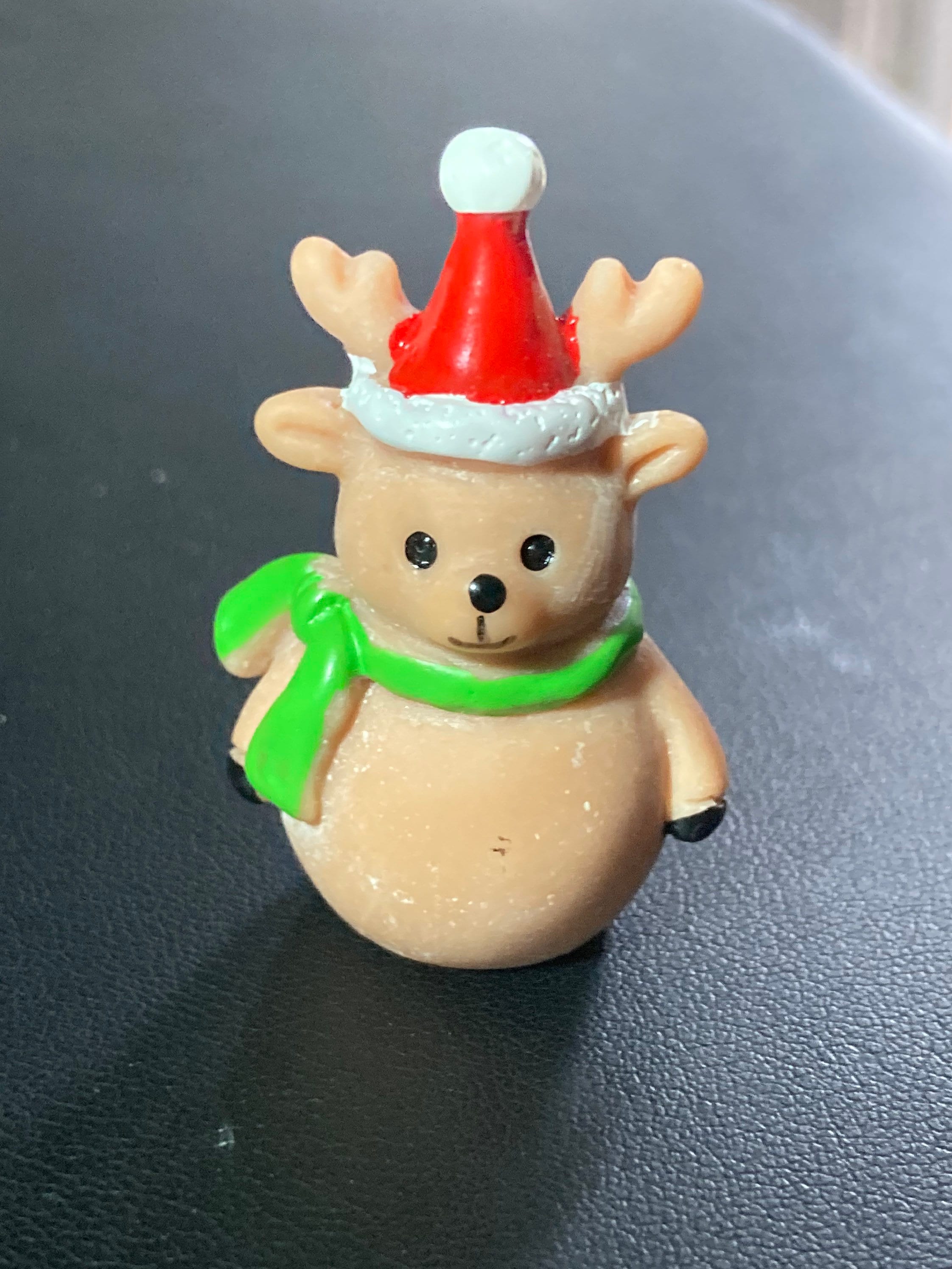 Cute Reindeer Christmas Cake topper decoration, reusable