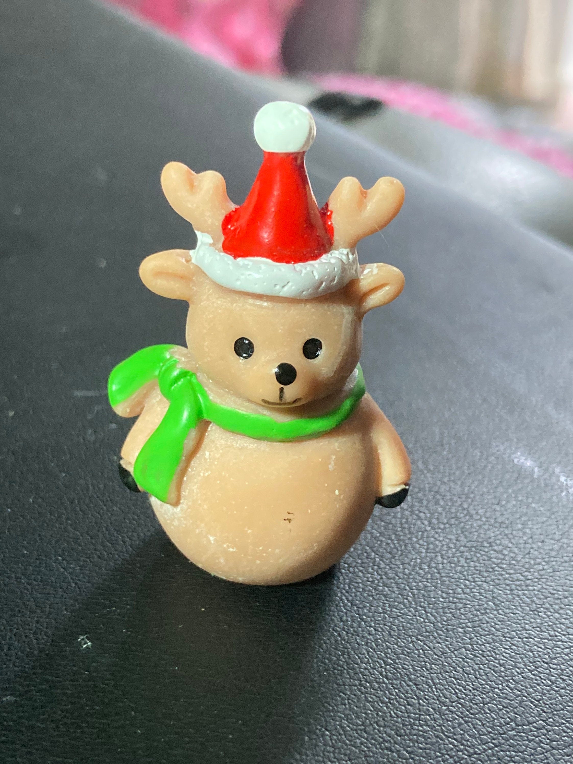 Cute Reindeer Christmas Cake topper decoration, reusable