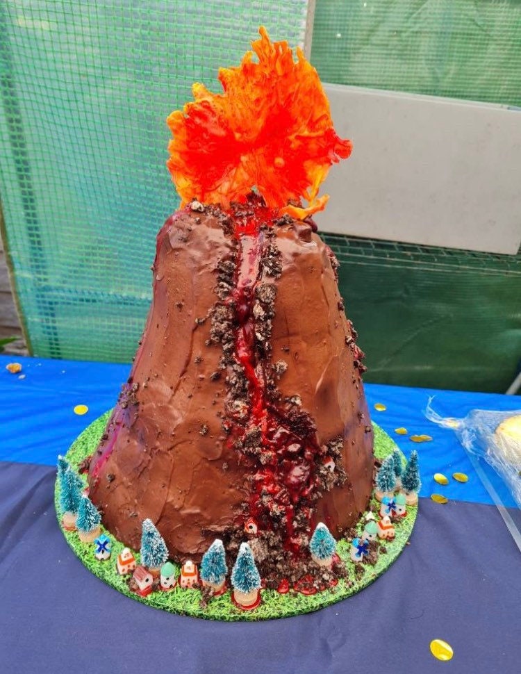 set of 4 miniature plastic windmill Houses cake toppers