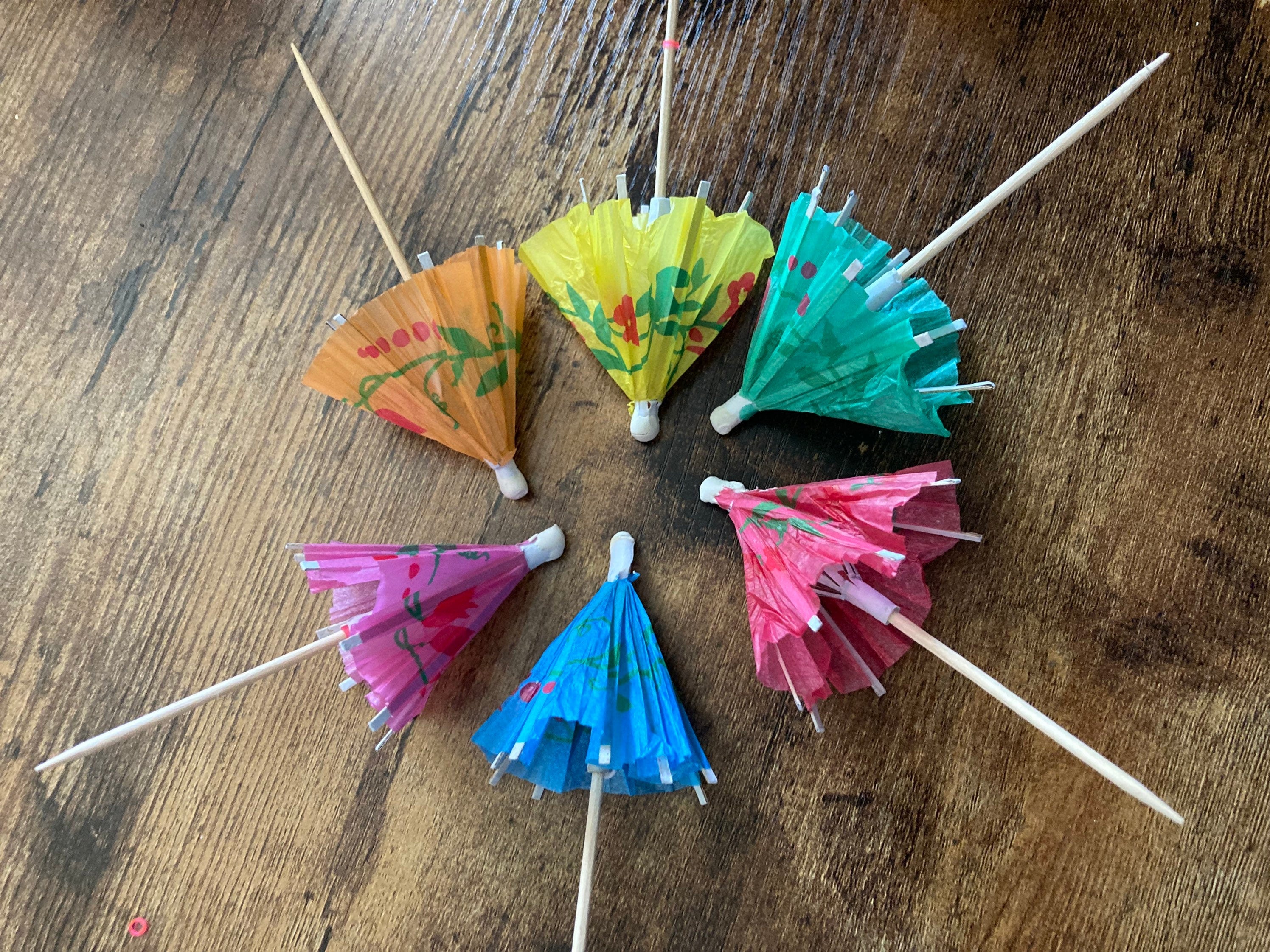 Pack of 25 paper party cocktail umbrellas cocktail parasols