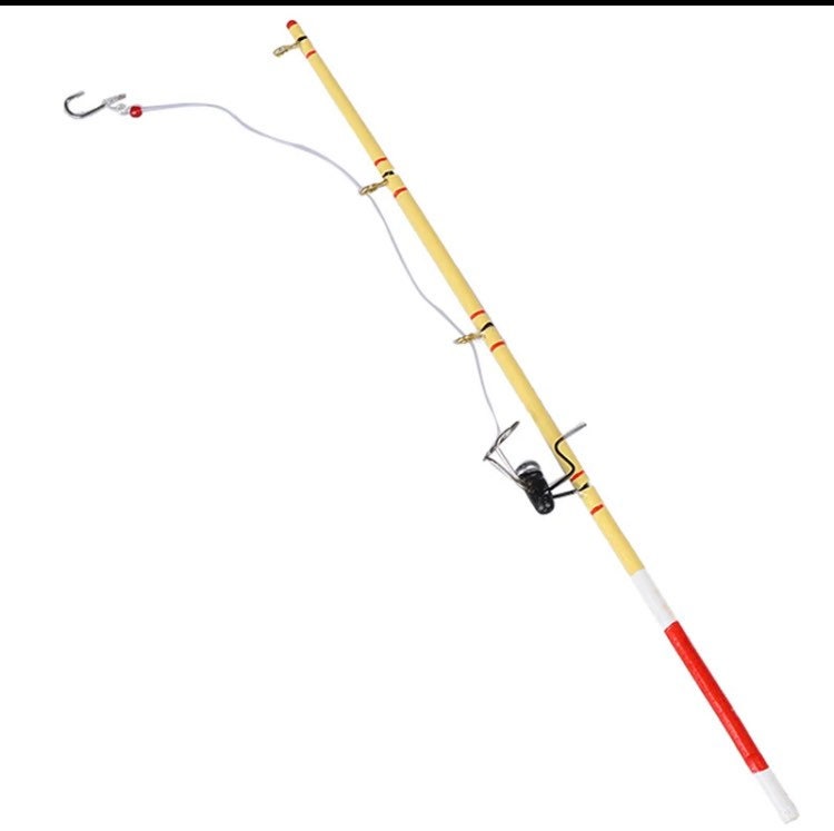 17cm miniature deep sea fishing rod fishing cake topper