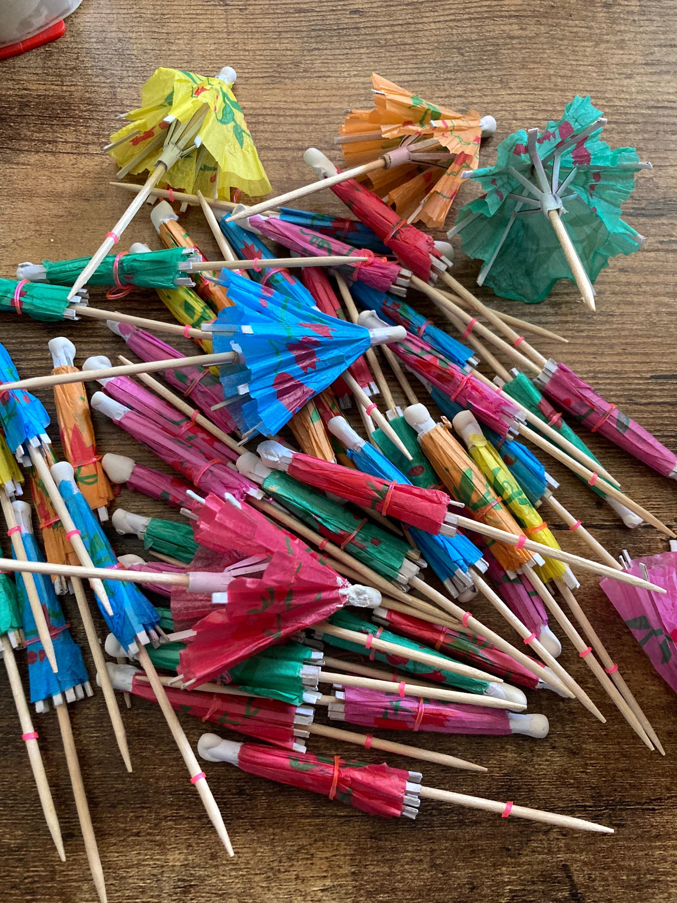 Pack of 25 paper party cocktail umbrellas cocktail parasols