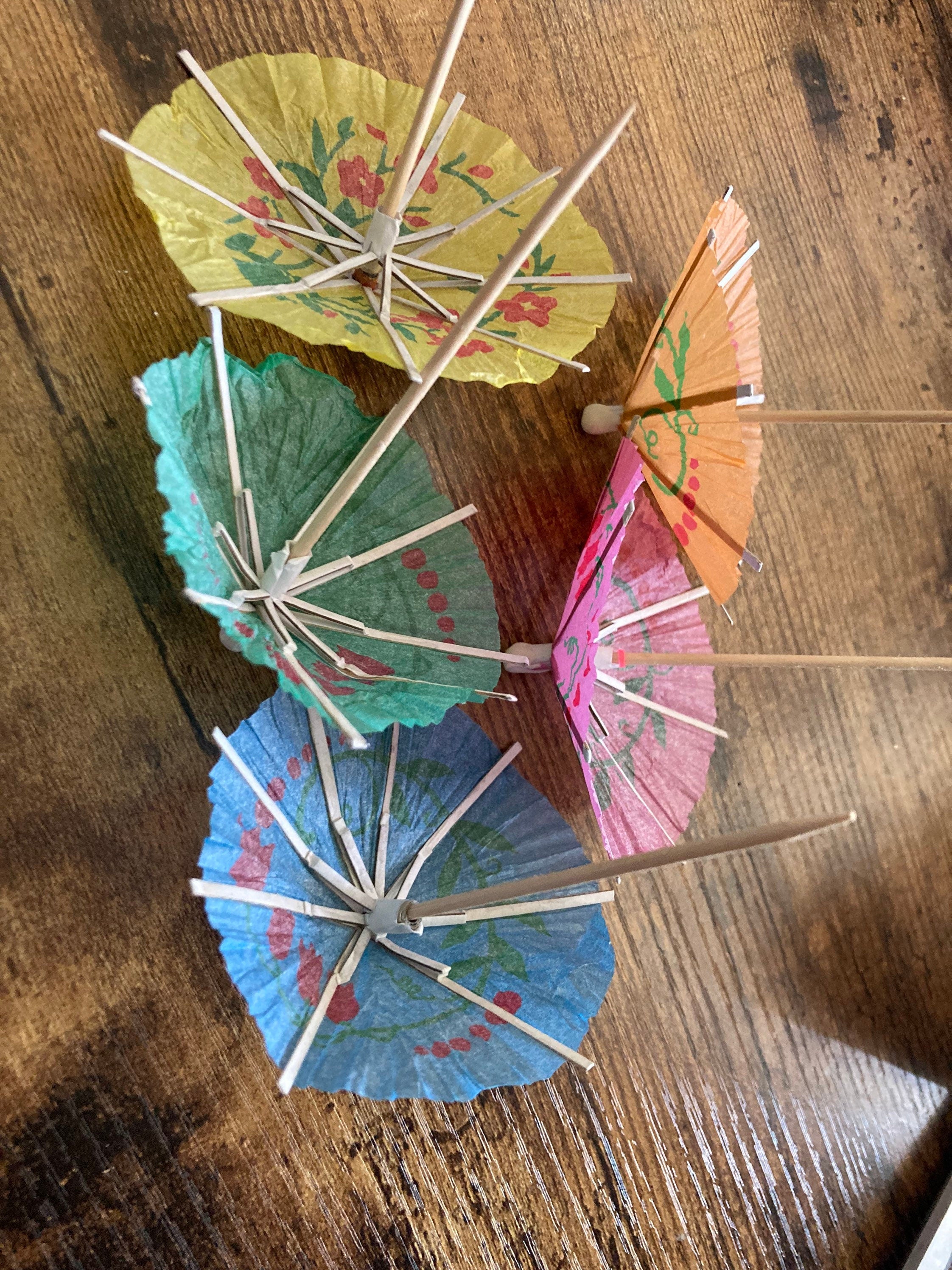 Pack of 25 paper party cocktail umbrellas cocktail parasols