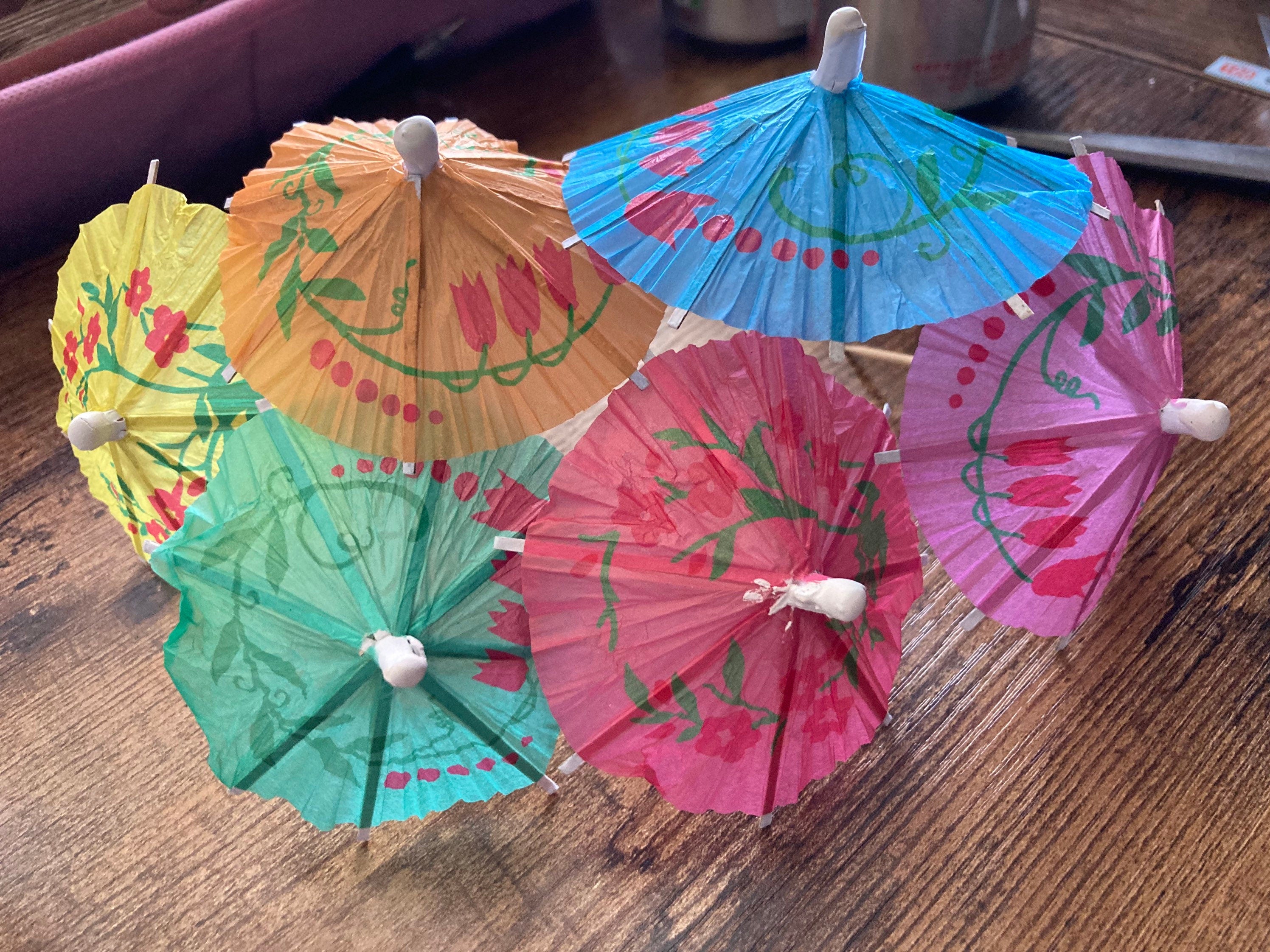 Pack of 25 paper party cocktail umbrellas cocktail parasols