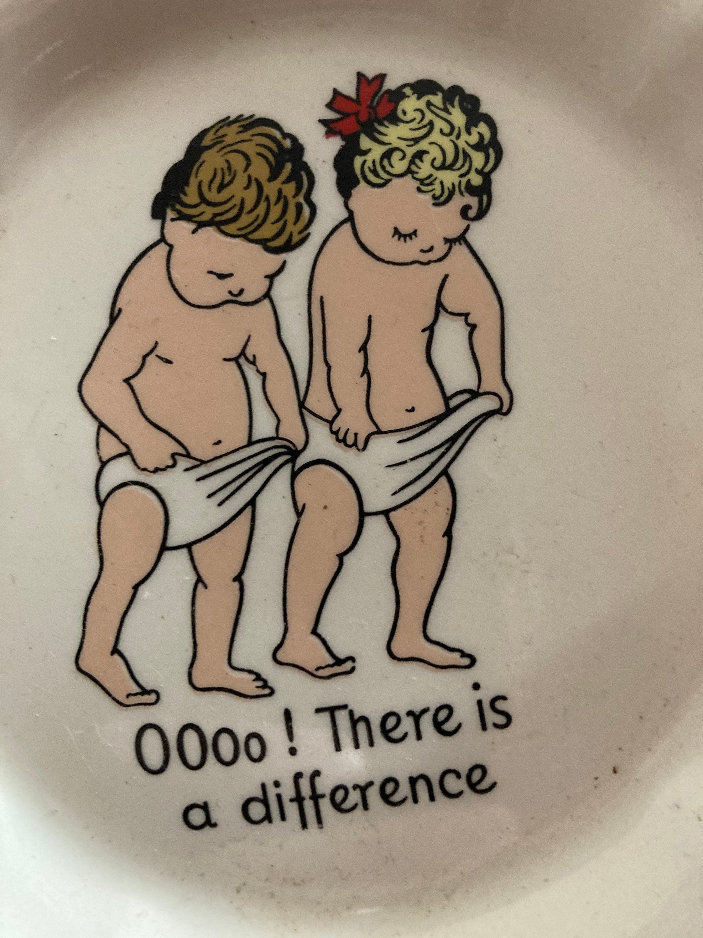 MCM vintage ceramic pin tray coin dish wonderfully kitsch 1950s