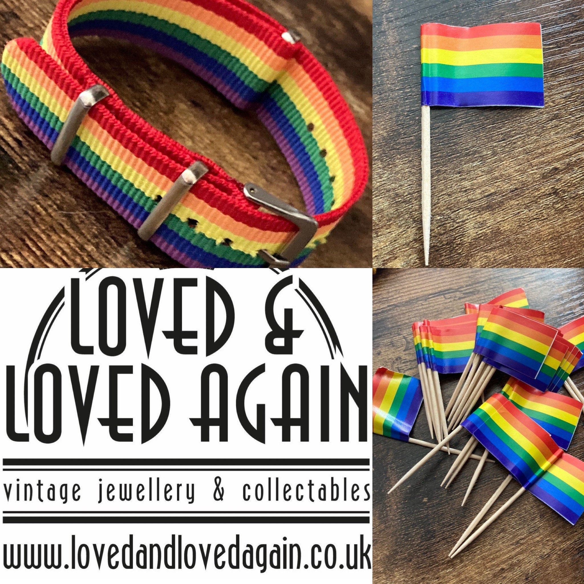 rainbow stud earrings glass cabochon pierced stainless steel