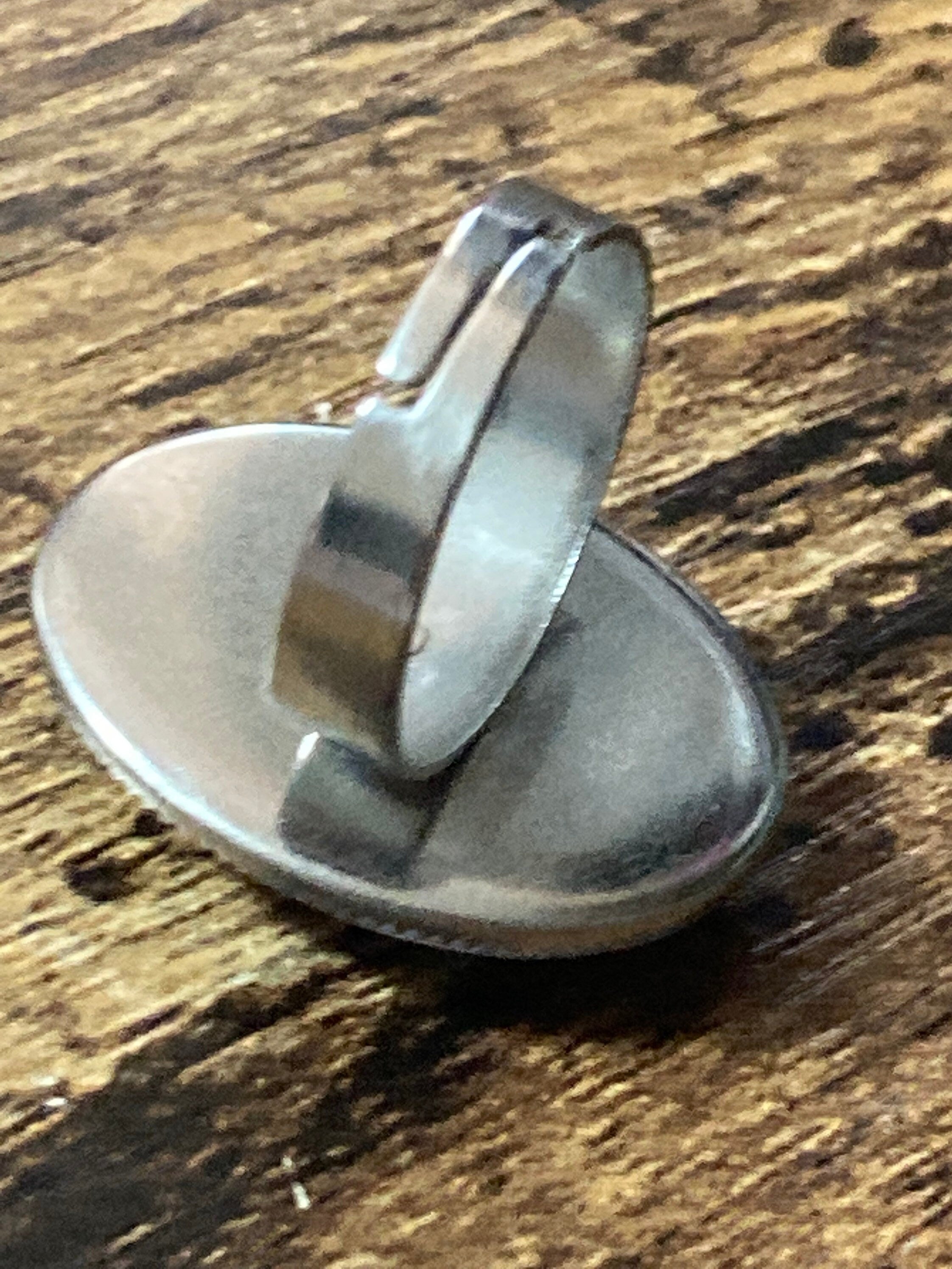 Japanese geisha girl ring adjustable stainless steel red