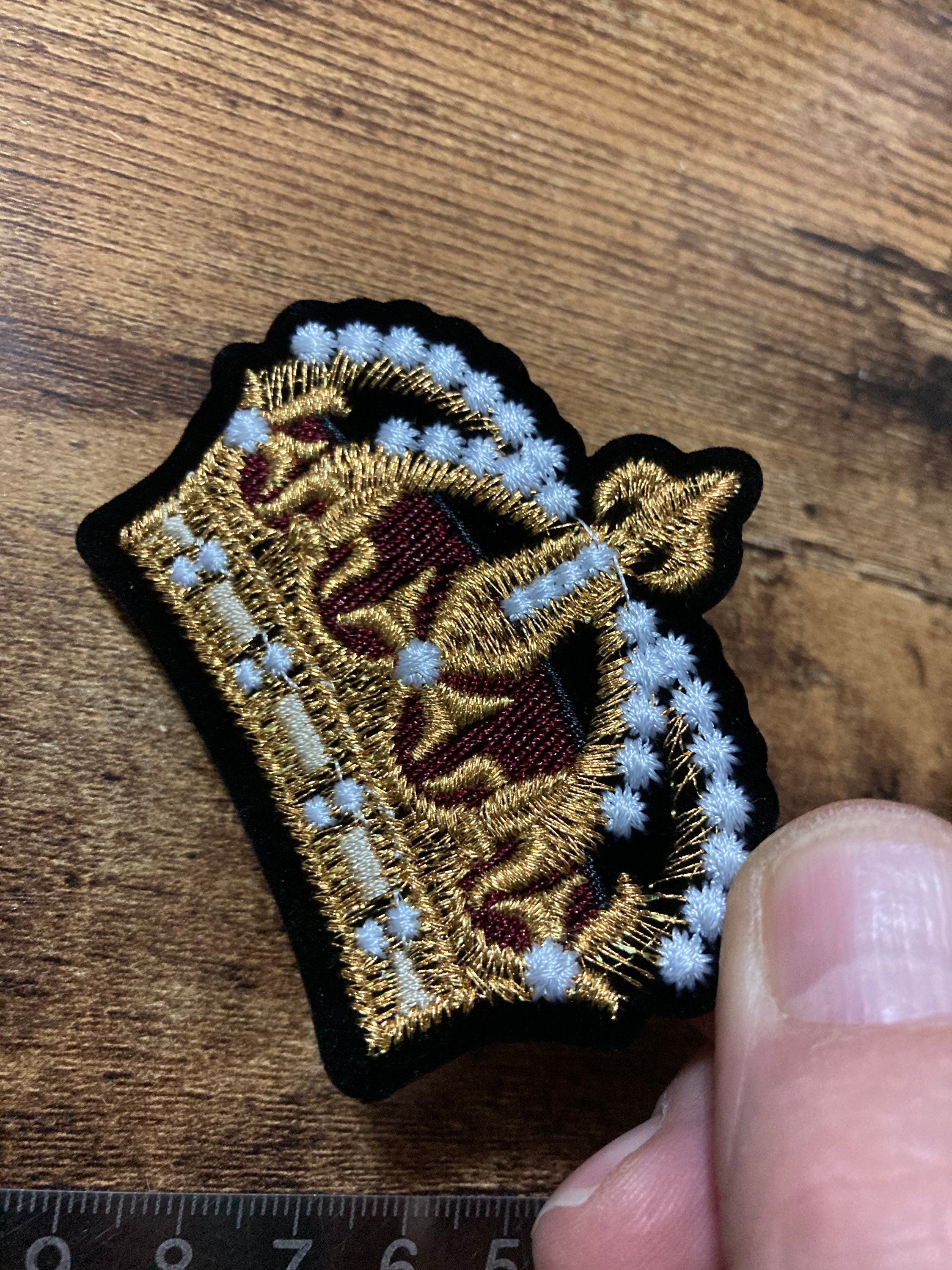 Sew On royal crown Patch craft appliqué sewing