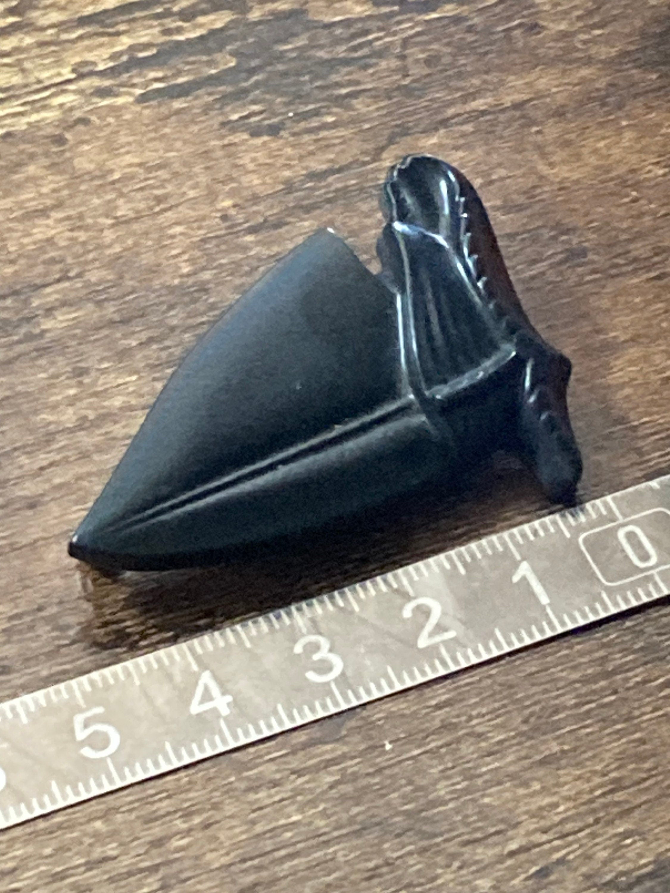 vintage nautical early plastic celluloid black yacht sailing boat Brooch