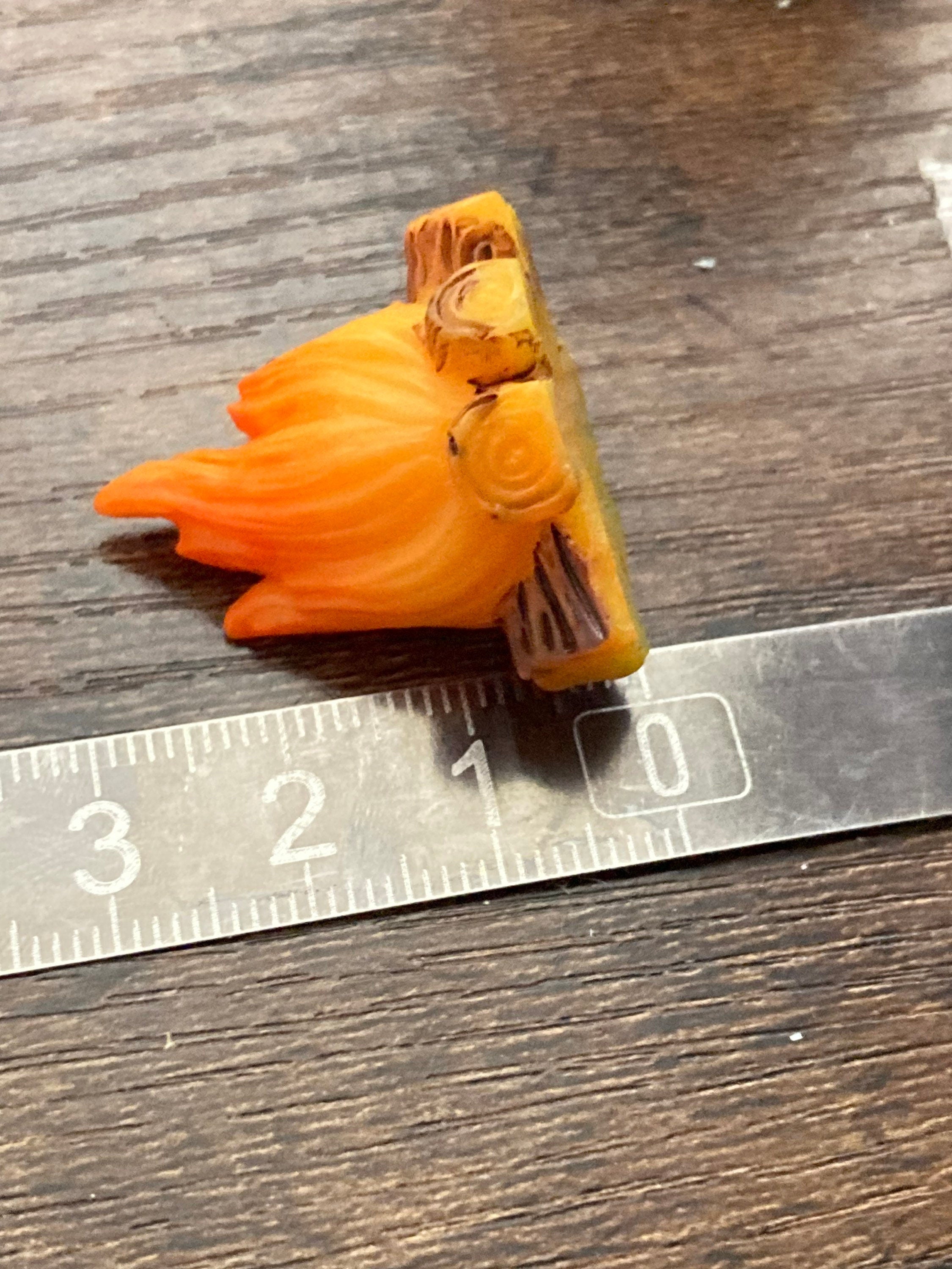 Miniature log fire cake topper decoration,  dollhouse scenery