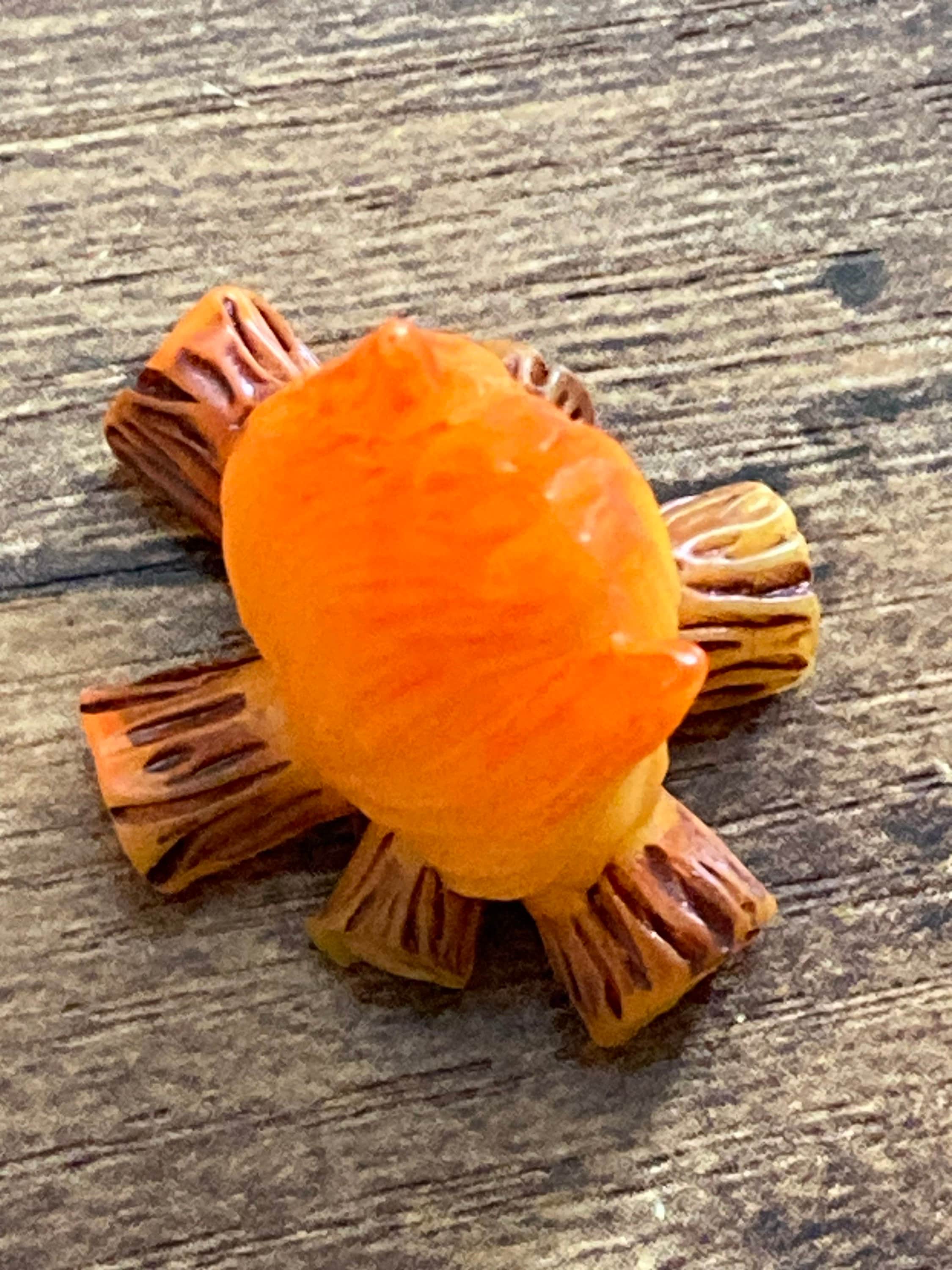 Miniature log fire cake topper decoration,  dollhouse scenery