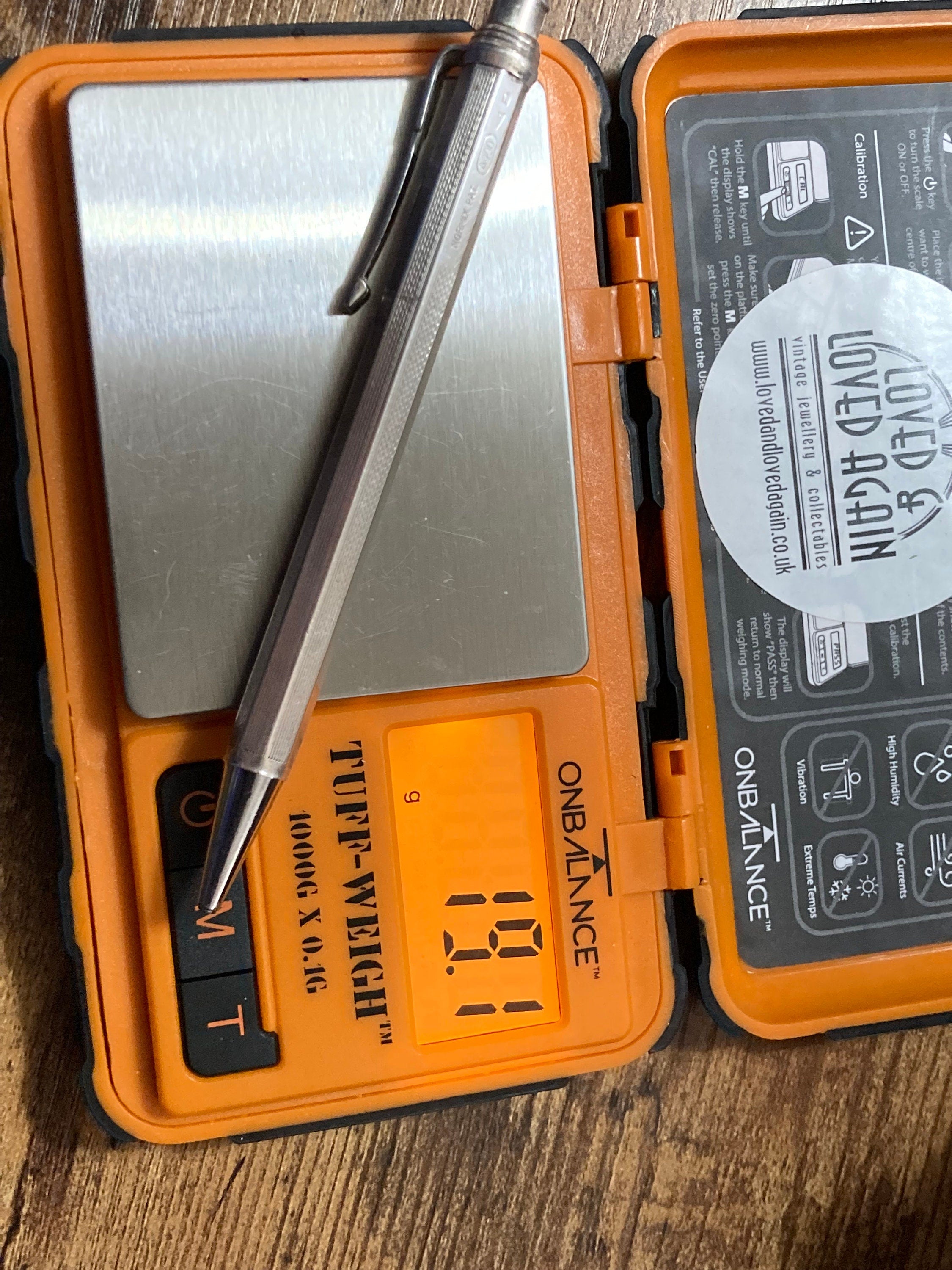 Antique 900 grade silver normix pencil