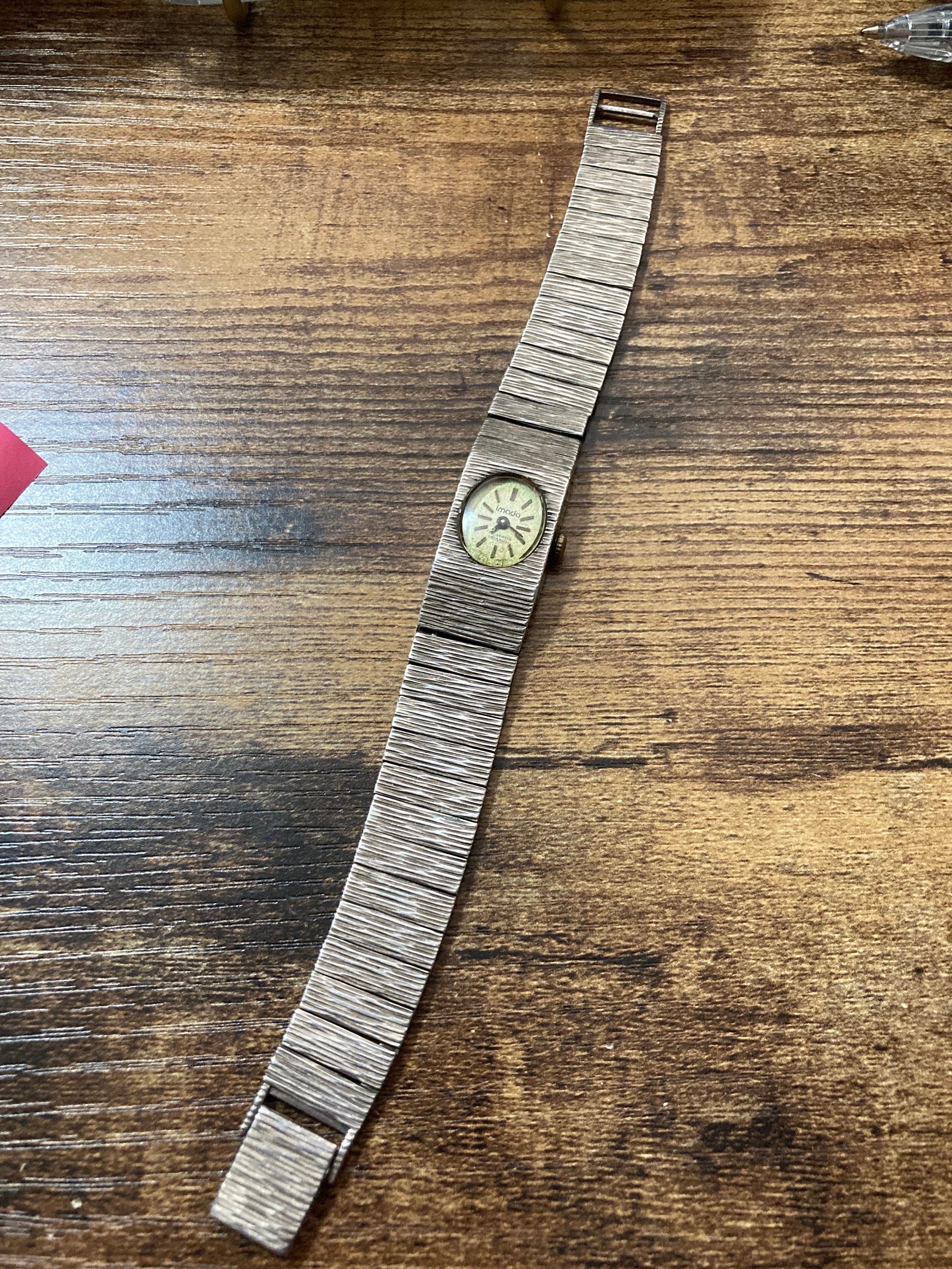 Scrap 925 sterling silver  vintage ladies wind up watch for spares repair 43 grams