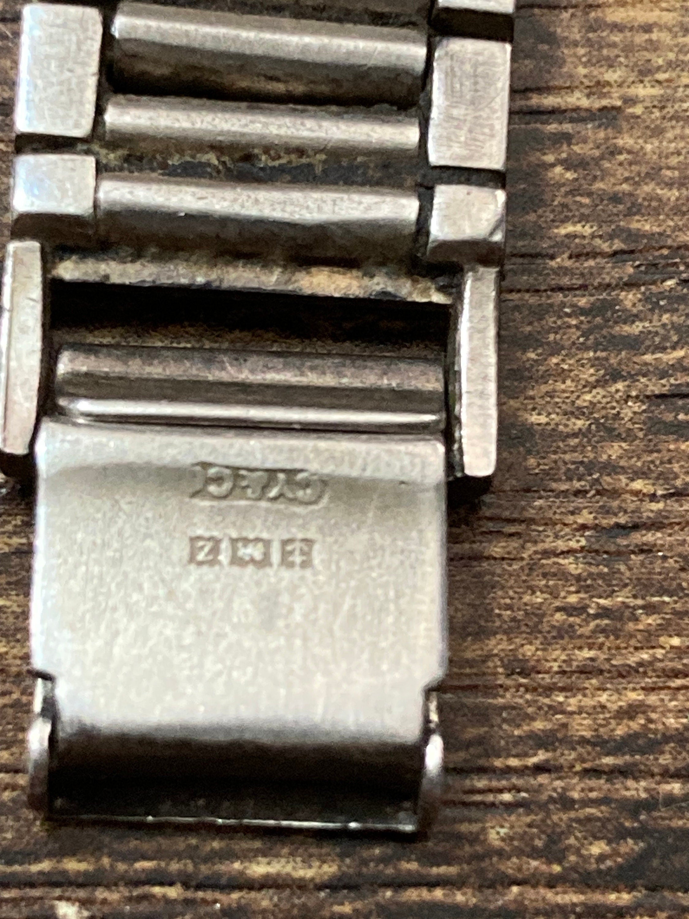 Scrap 925 sterling silver  vintage ladies wind up watch for spares repair 43 grams