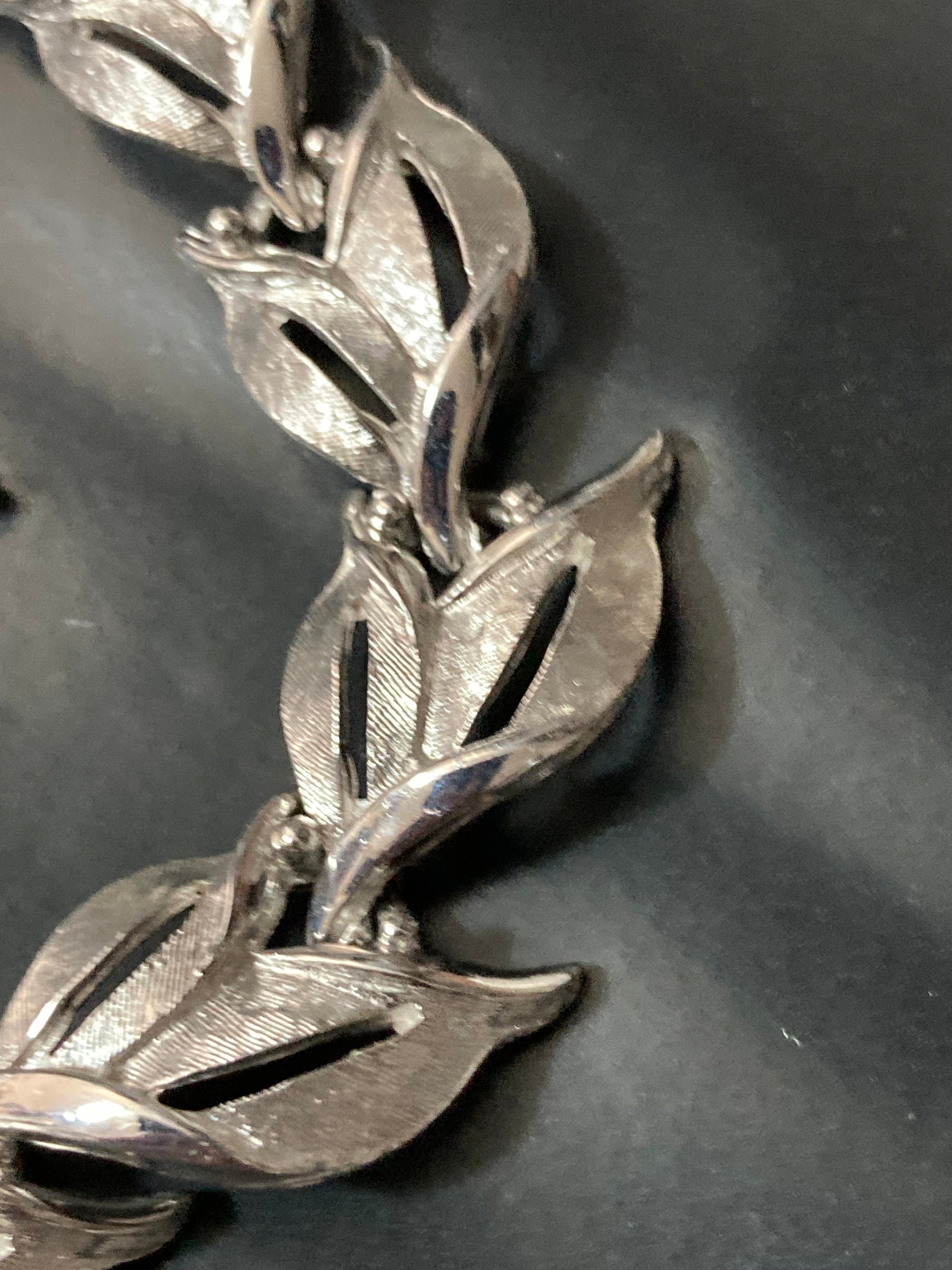 Petite fit 37cmVintage silver tone Wide chain Link choker necklace mid century