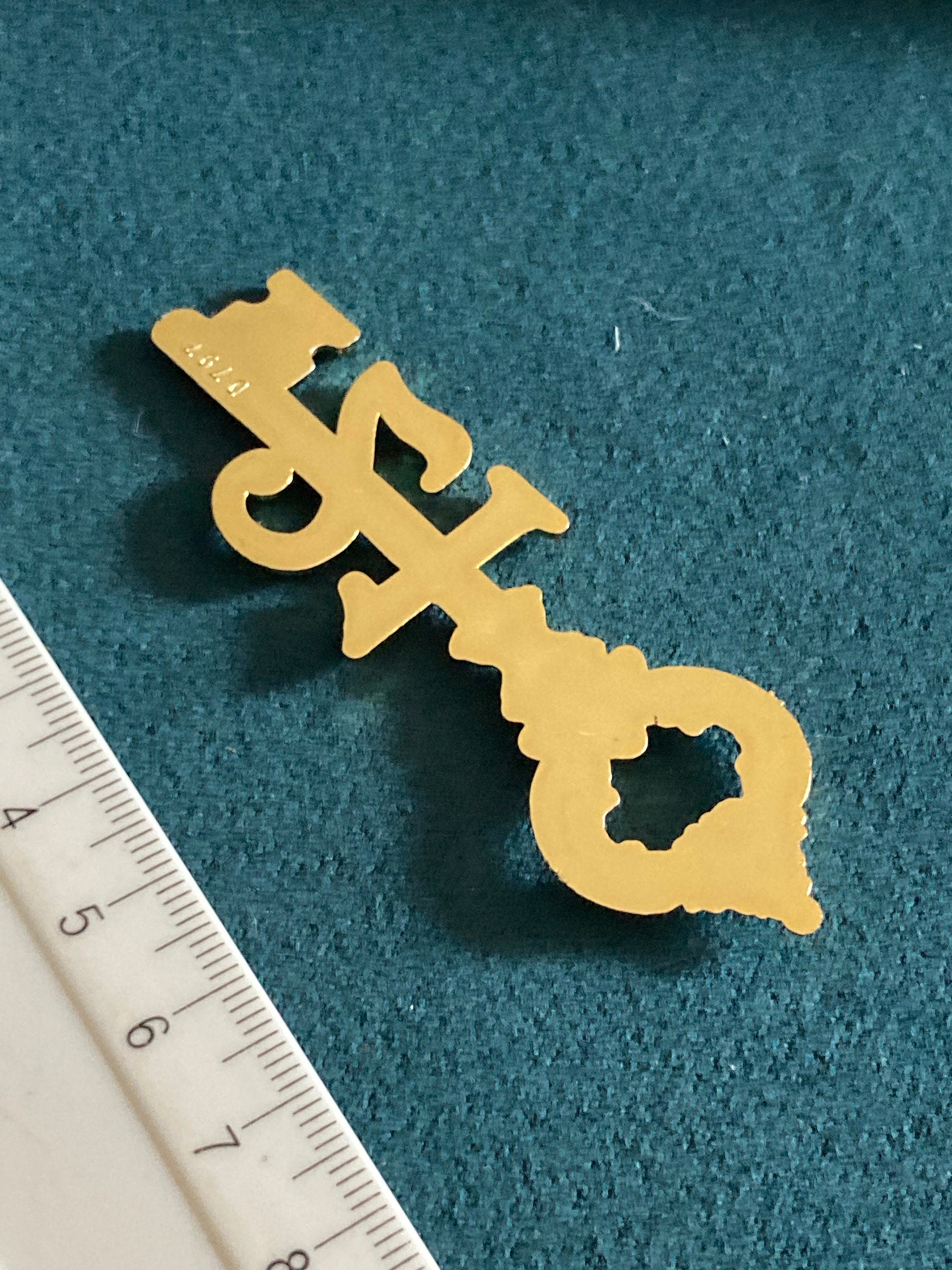 Vintage 21st Birthday Key to the Door gold Cake Decoration Happy Birthday Cake Topper Sign Home Baking