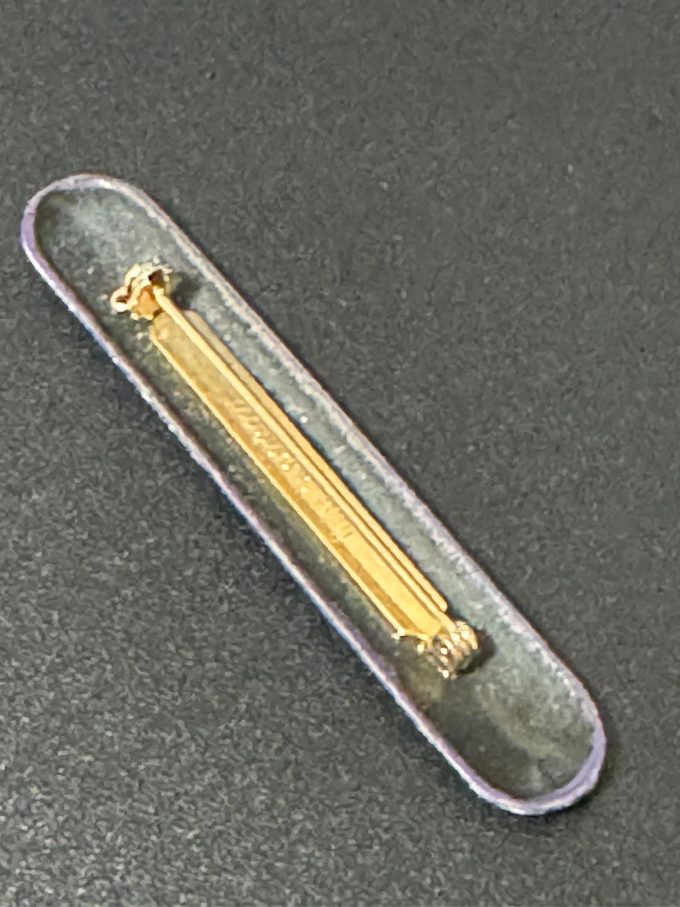 Vintage Michaela Frey Austrian Enamel Floral Bar Brooch