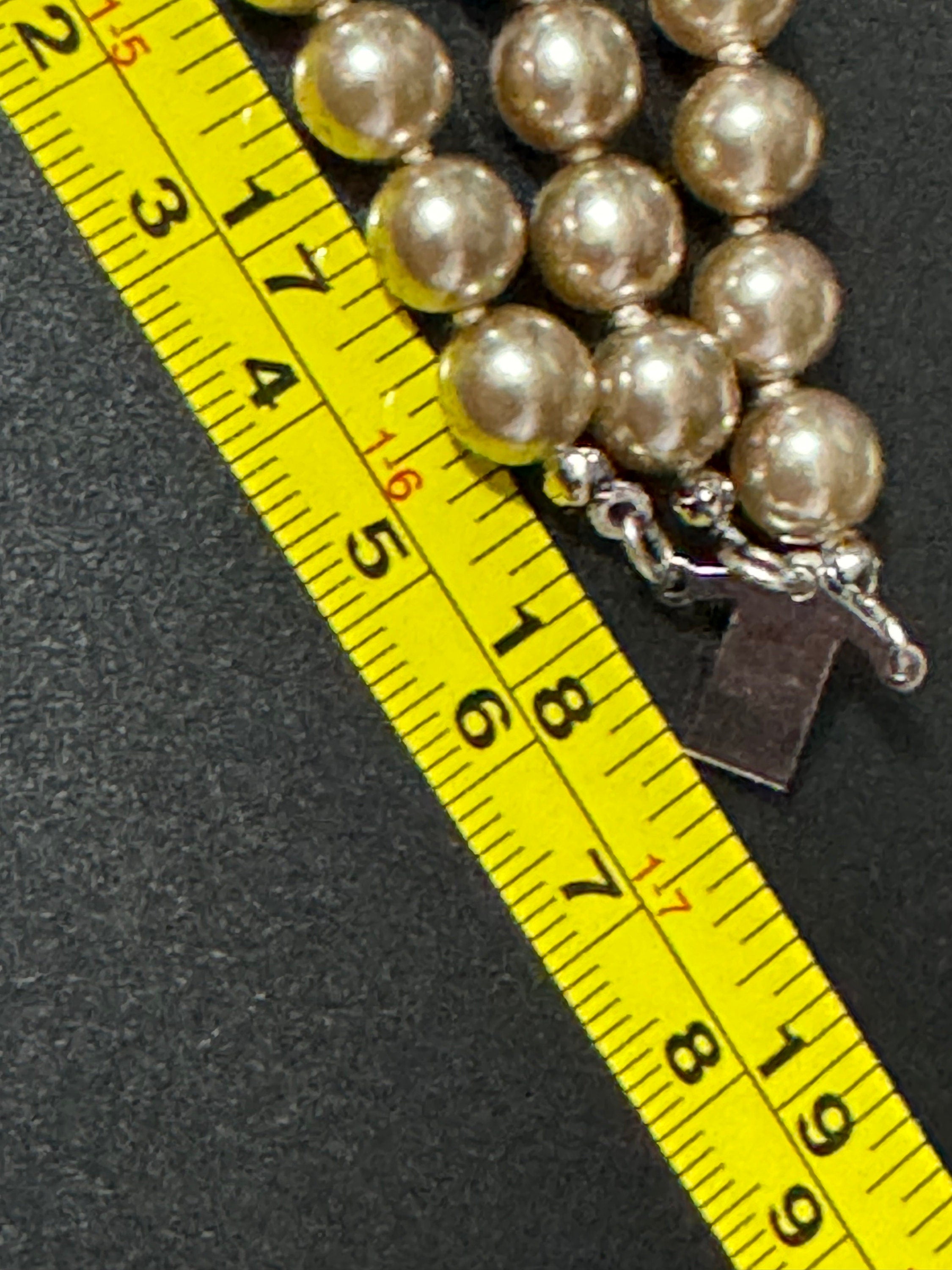 Camrose & Kross JBK Pearl Necklace: 3-Row Multi Strand
