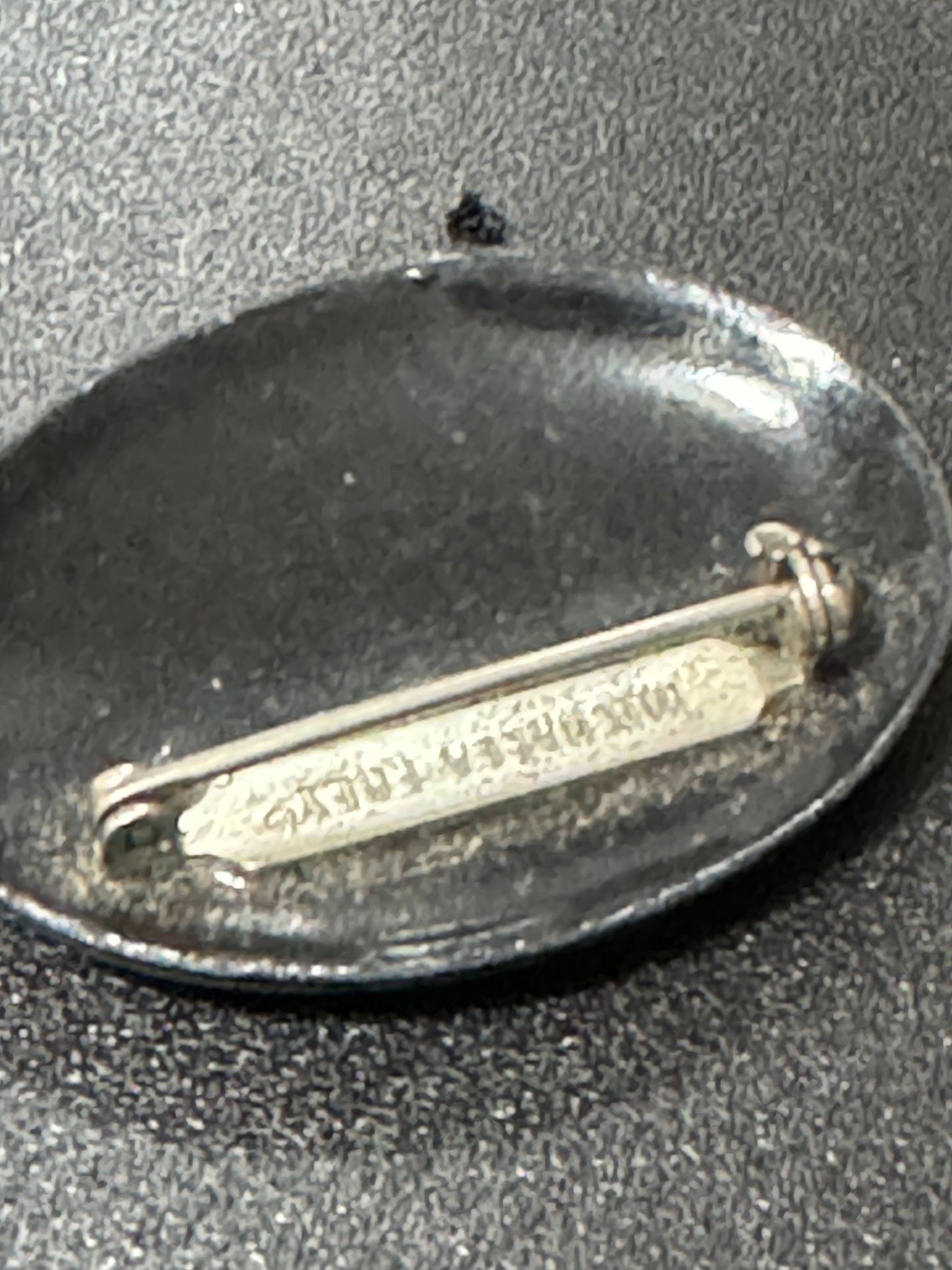 Vintage Michaela Frey Enamel Floral Brooch - Austrian Antique Style