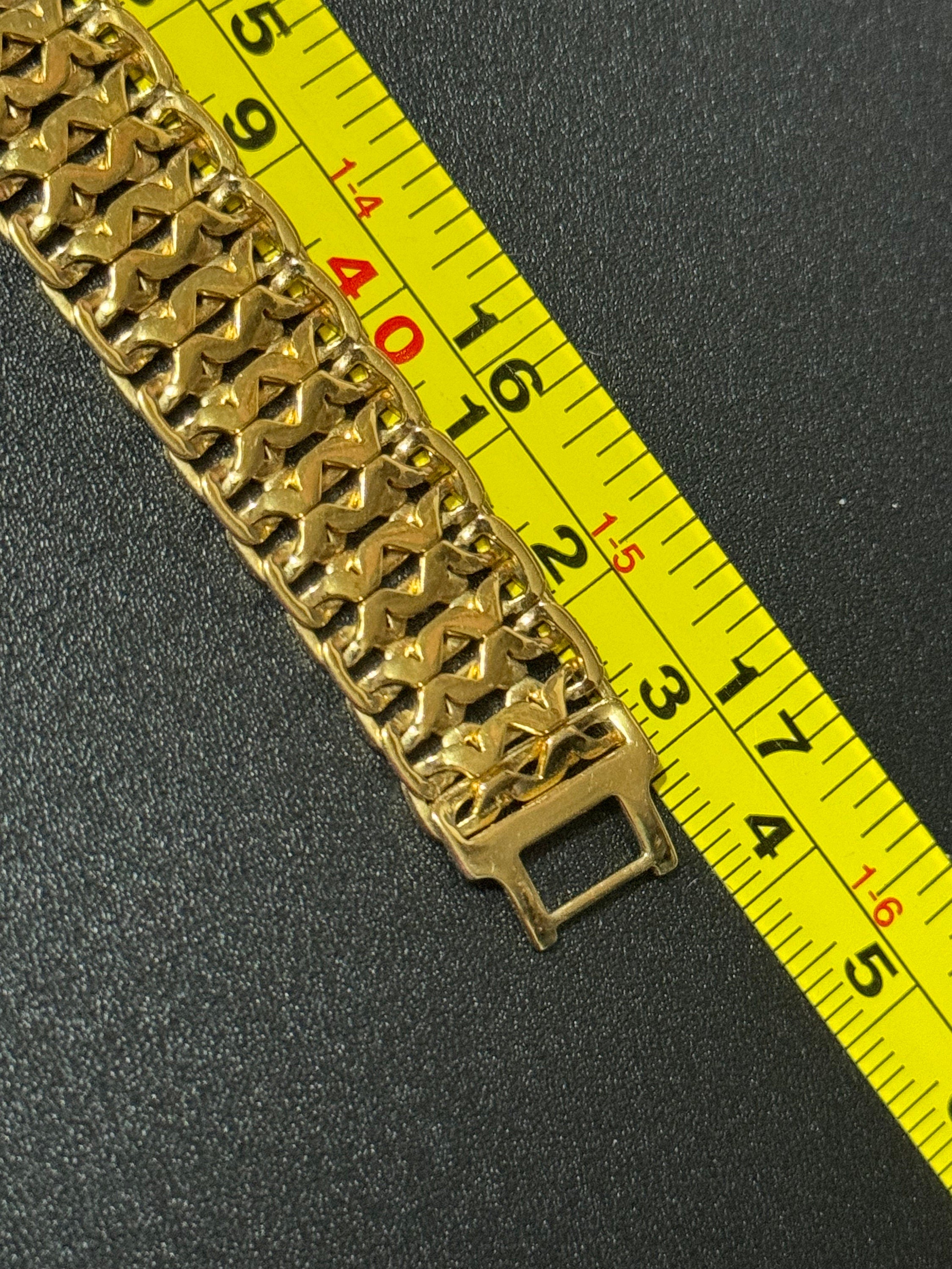 MONET open work choker, gold tone signed necklace