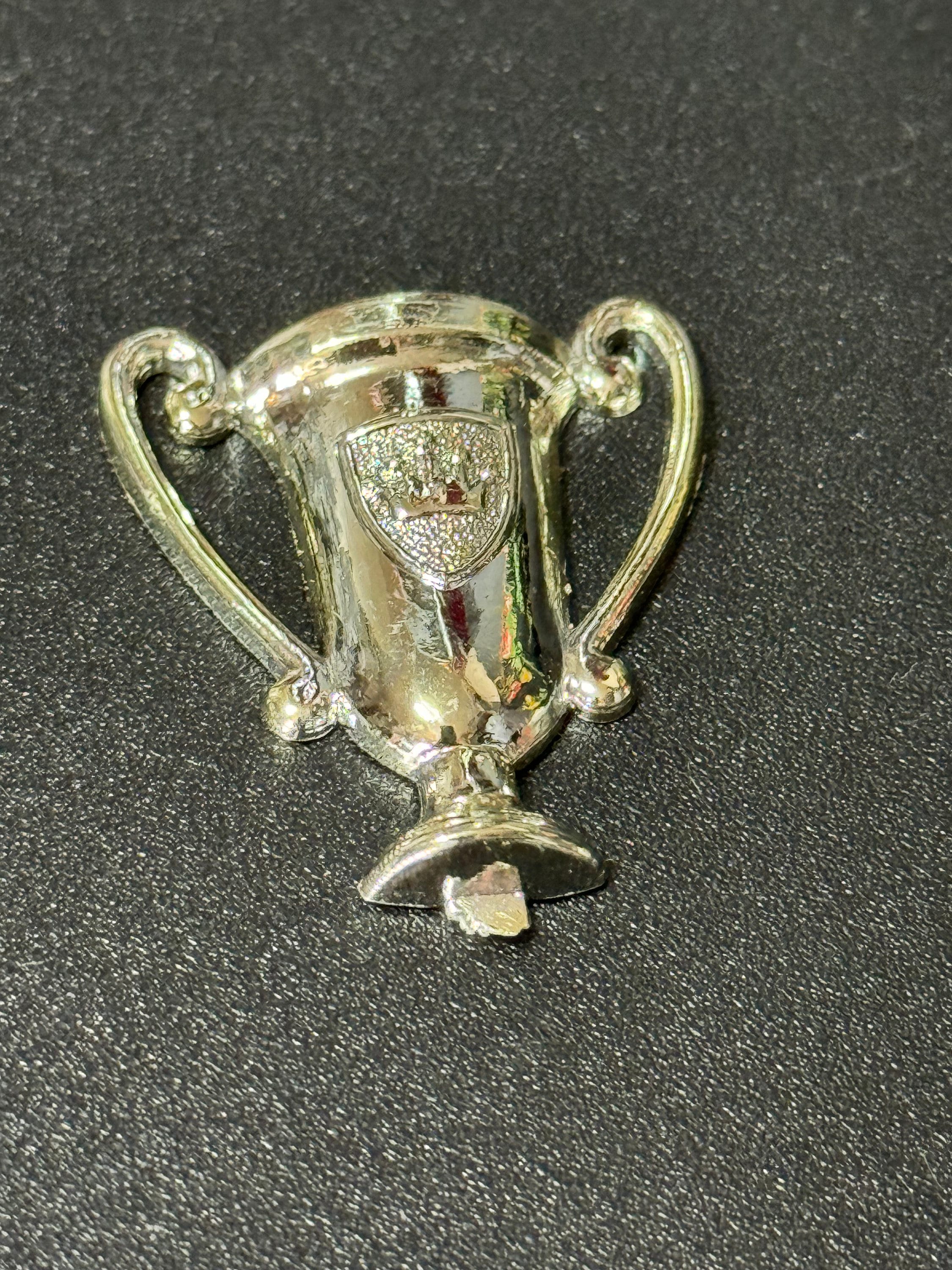 Vintage traditional winners sports cup trophy celebration cake topper decoration
