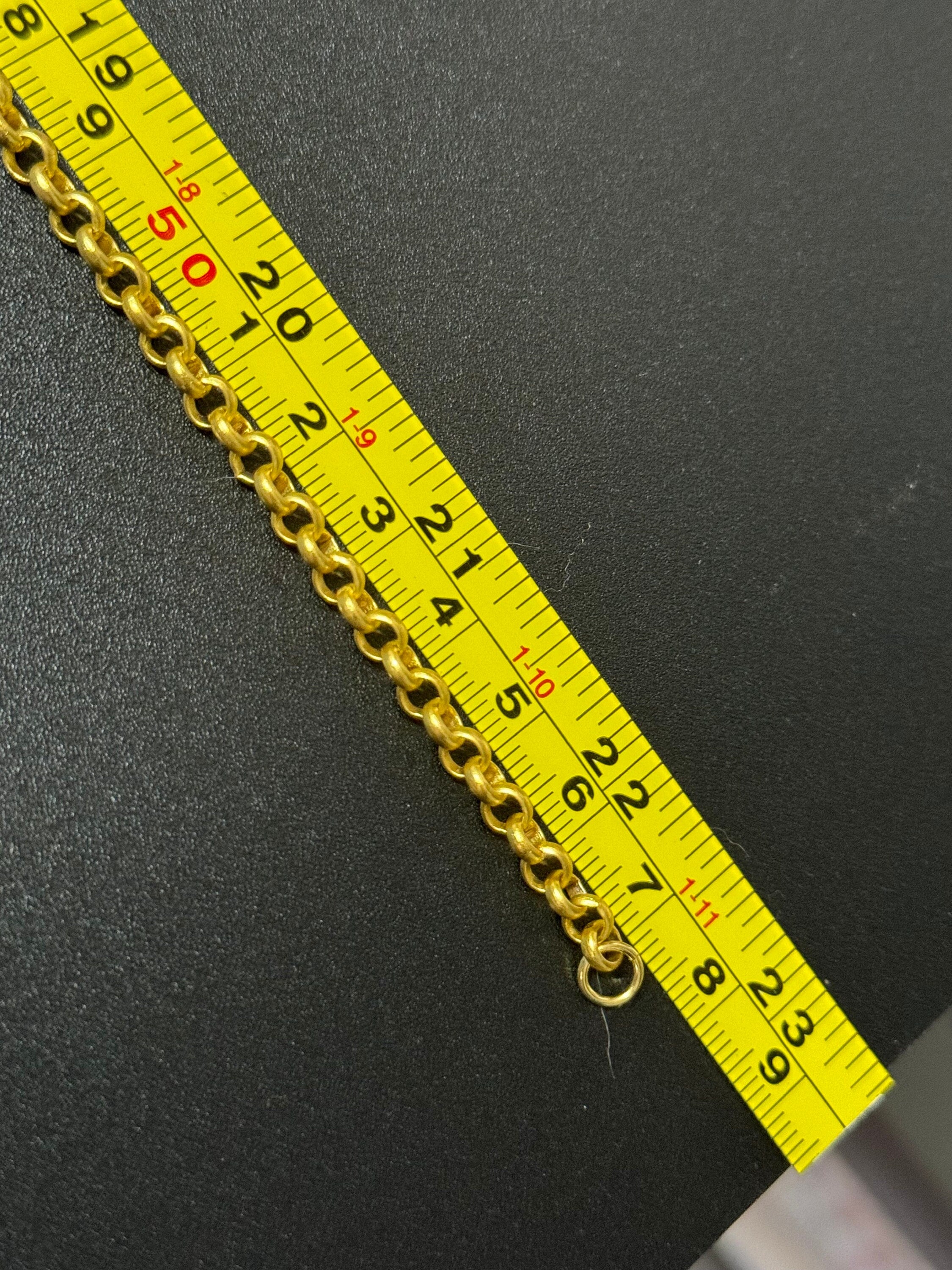 Vintage faux Pearl Matt gold tone station link Necklace