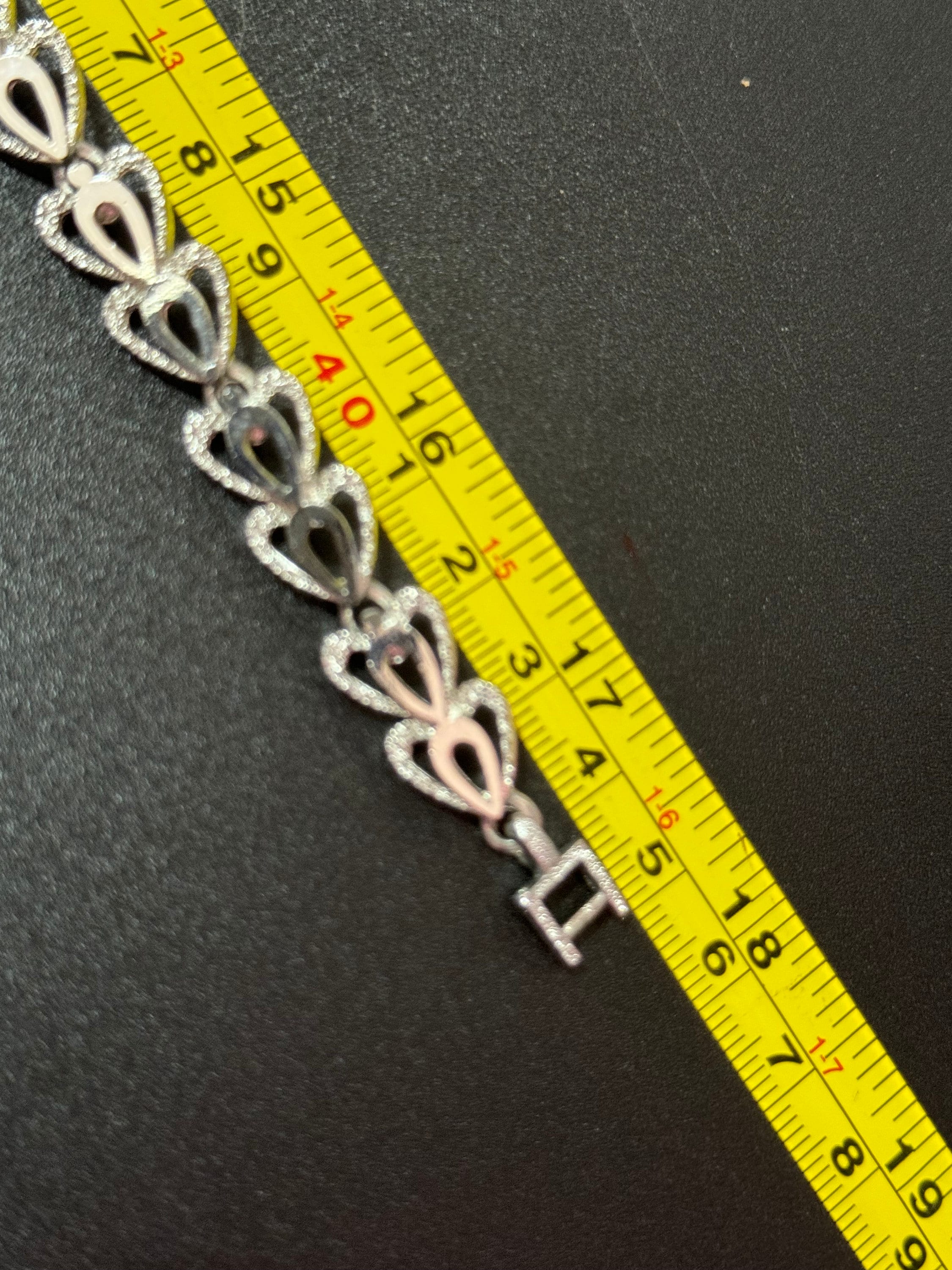 1970s silver tone brutalist modernist textured geometric 45cm drop necklace
